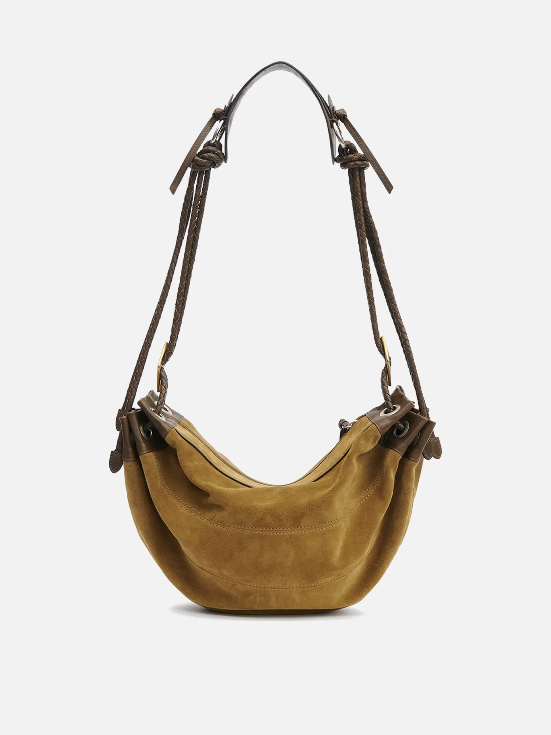 ISABEL MARANT - Schultertasche Maia Medium aus Veloursleder