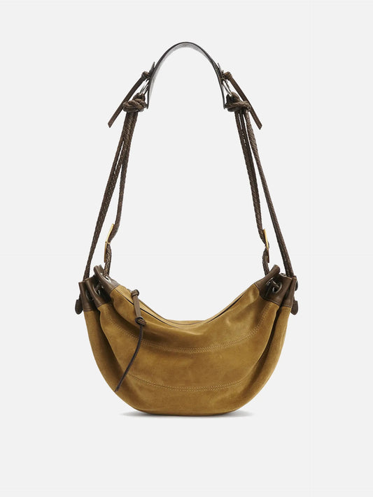ISABEL MARANT - Schultertasche Maia Medium aus Veloursleder