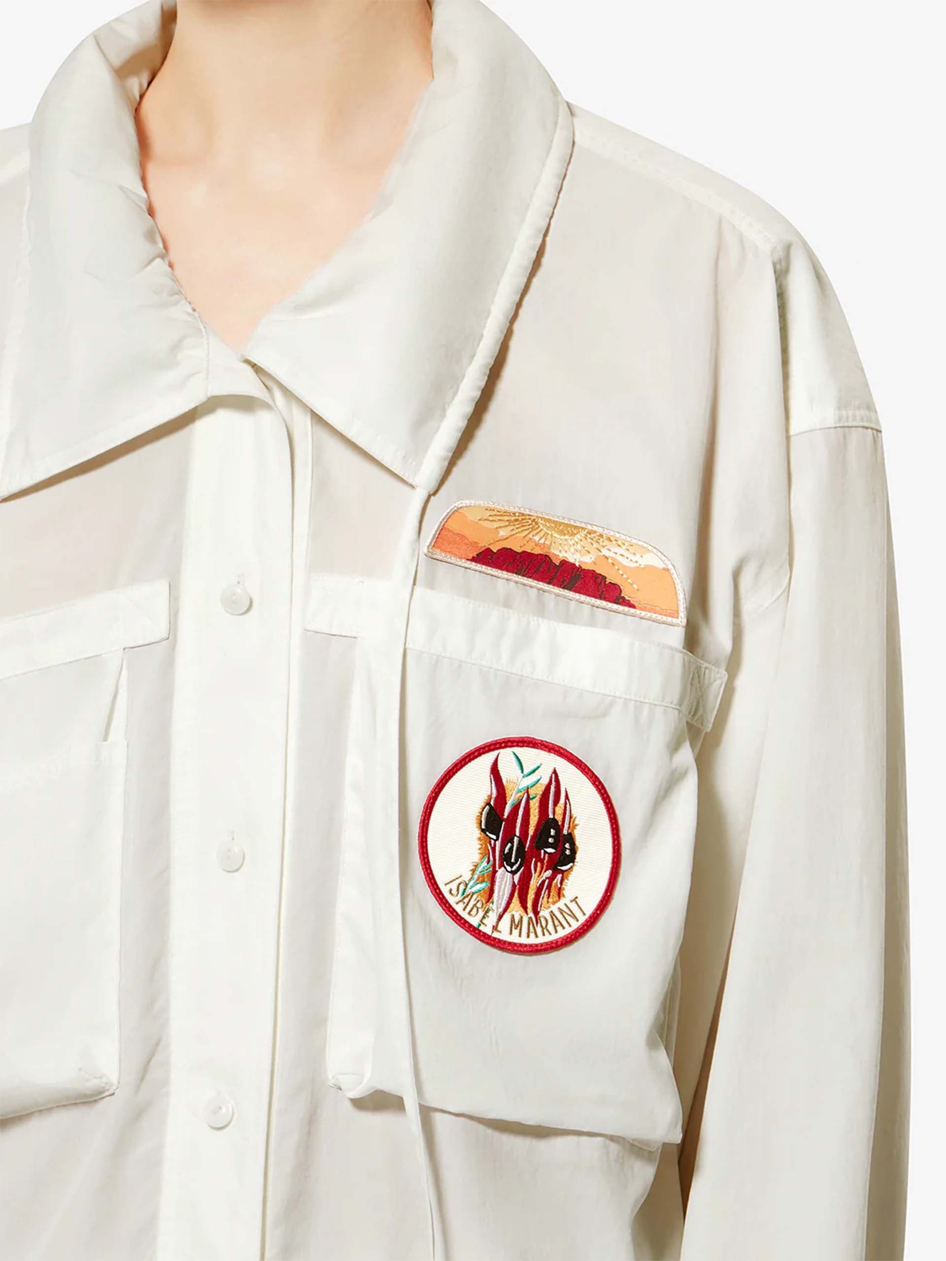 ISABEL MARANT カジュアルシャツ レディース Isabel Marant Tess Snap-Front Shirt | Saks Fifth Avenue