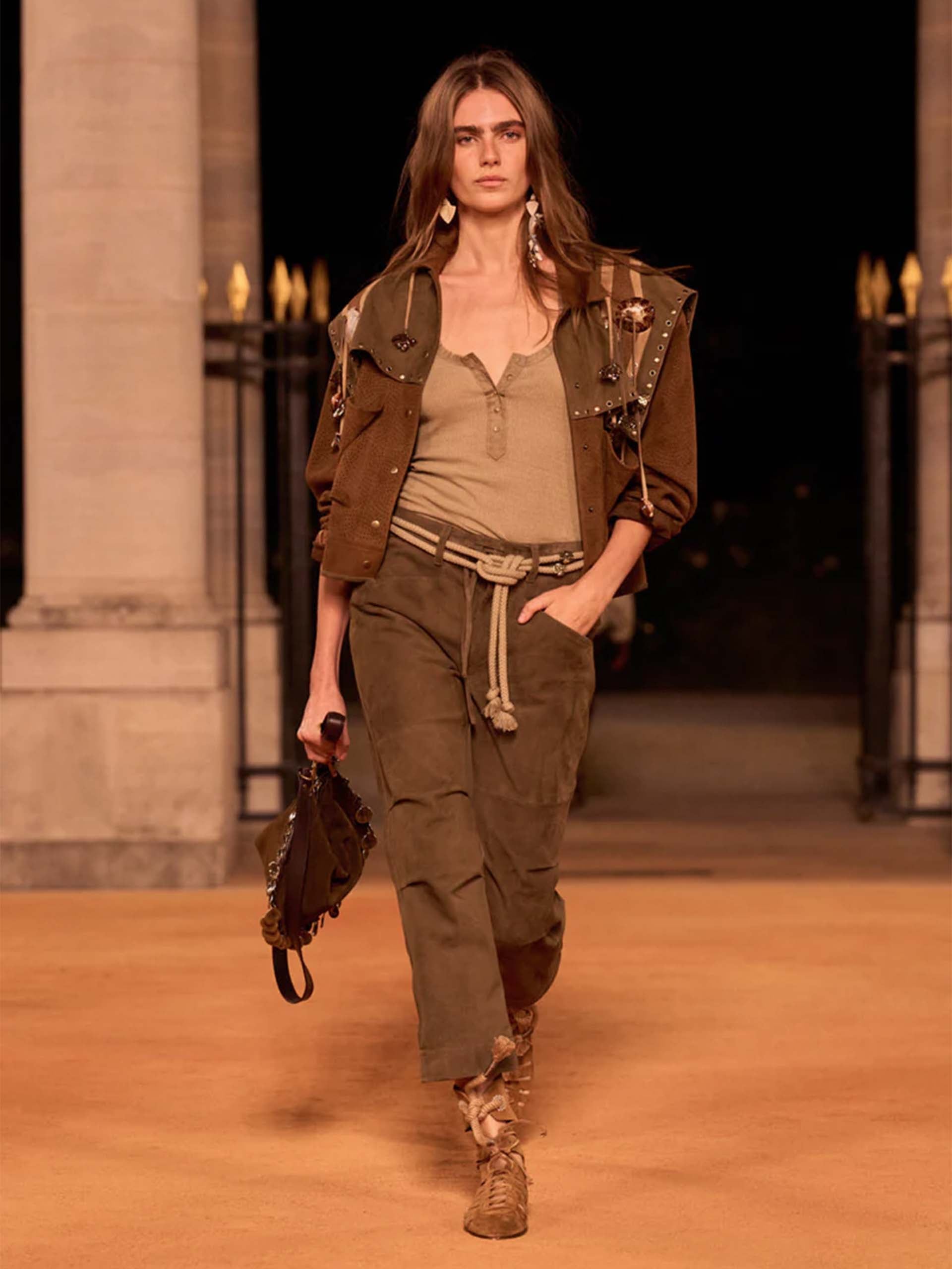 ISABEL MARANT - Gerade Lederhose Camilany für Damen