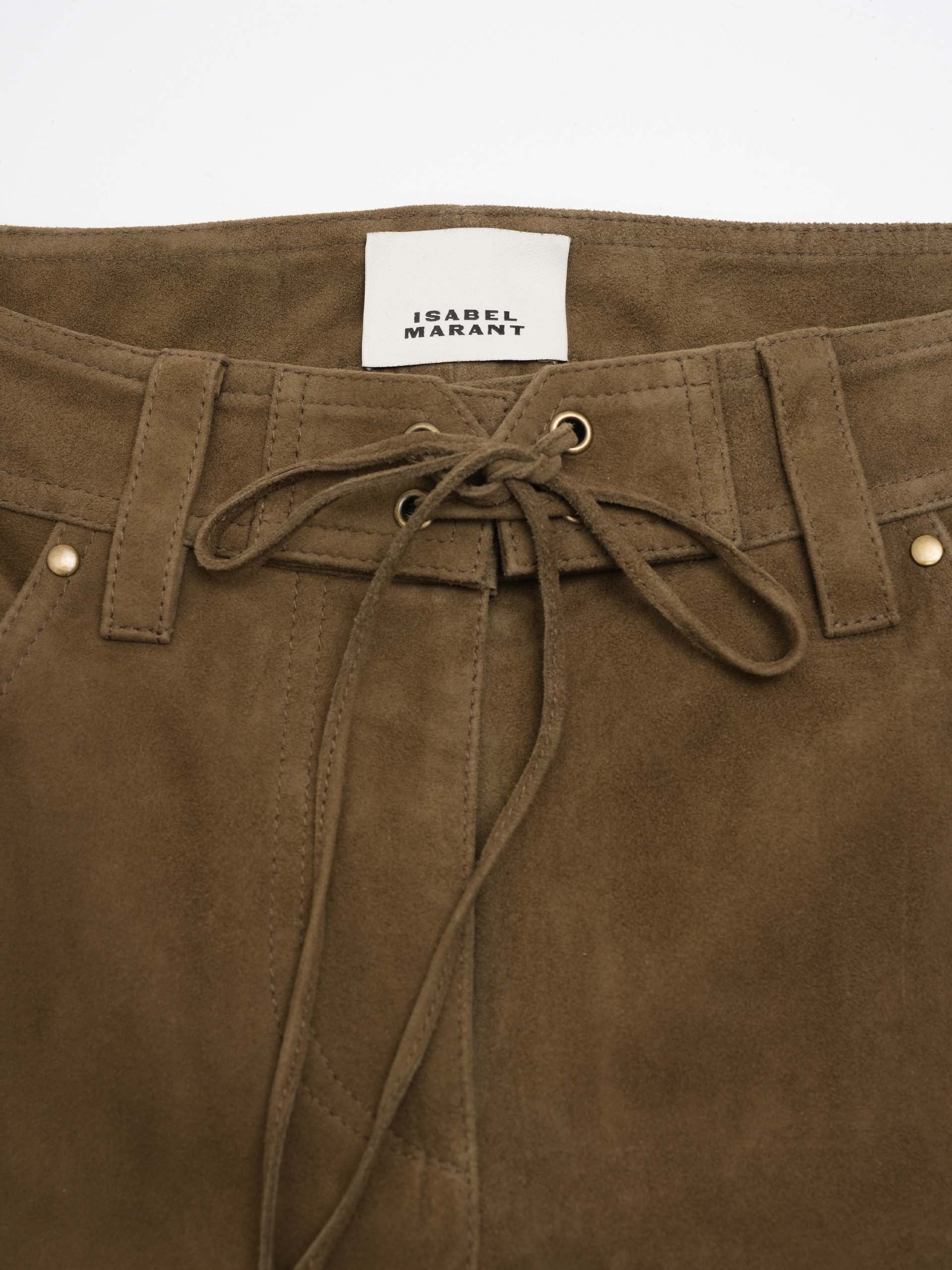 ISABEL MARANT - Gerade Lederhose Camilany für Damen