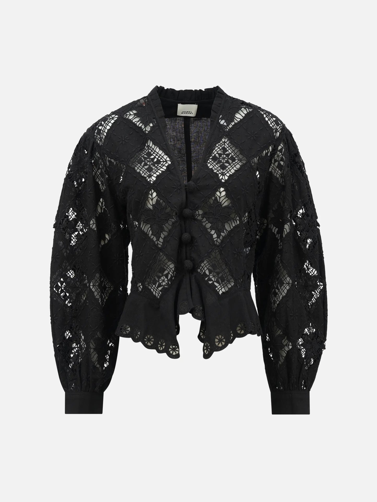 ISABEL MARANT - Bluse Nina mit Stickereien für Damen Schwarz - Black