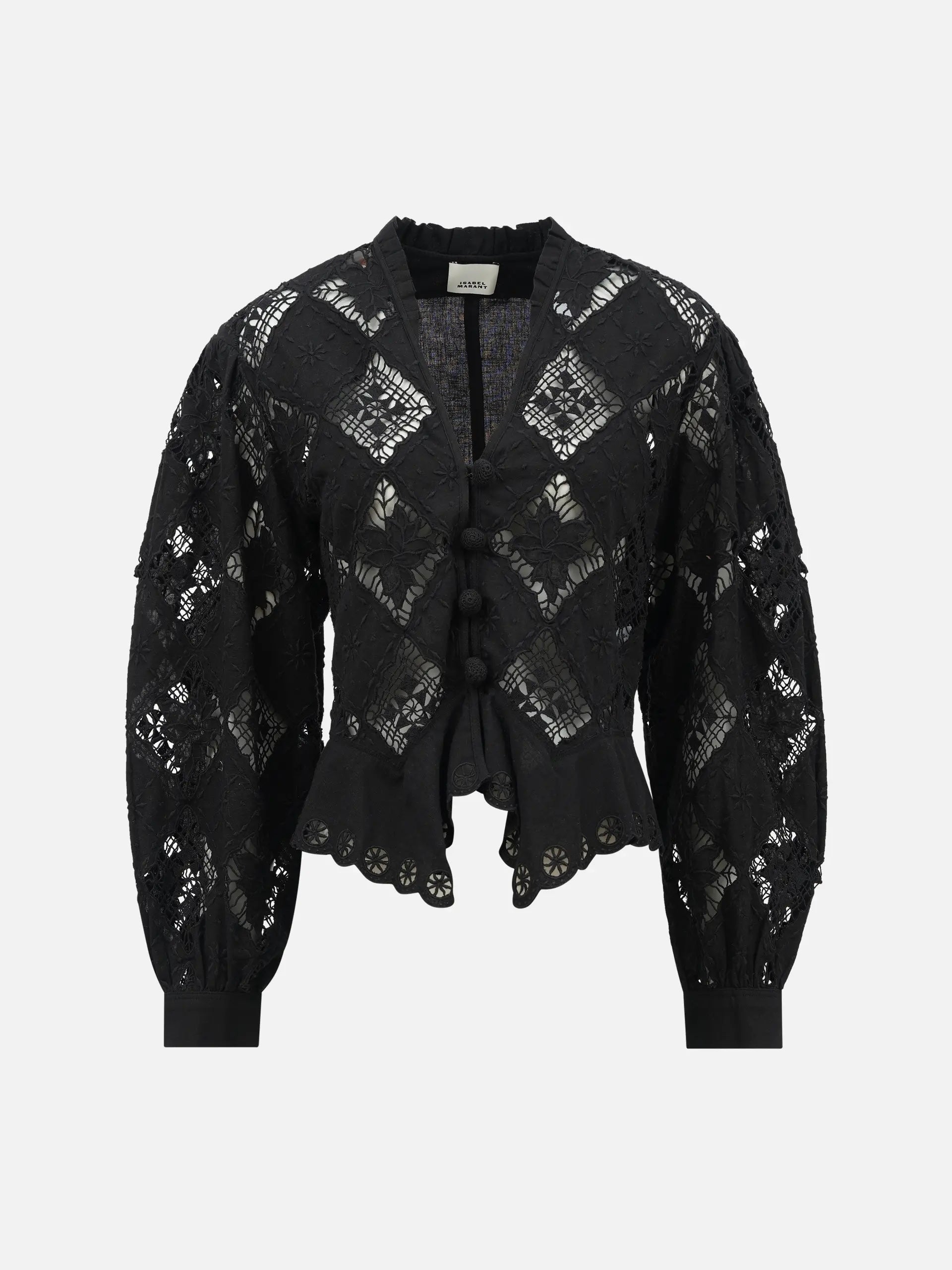 ISABEL MARANT - Bluse Nina mit Stickereien für Damen Schwarz - Black