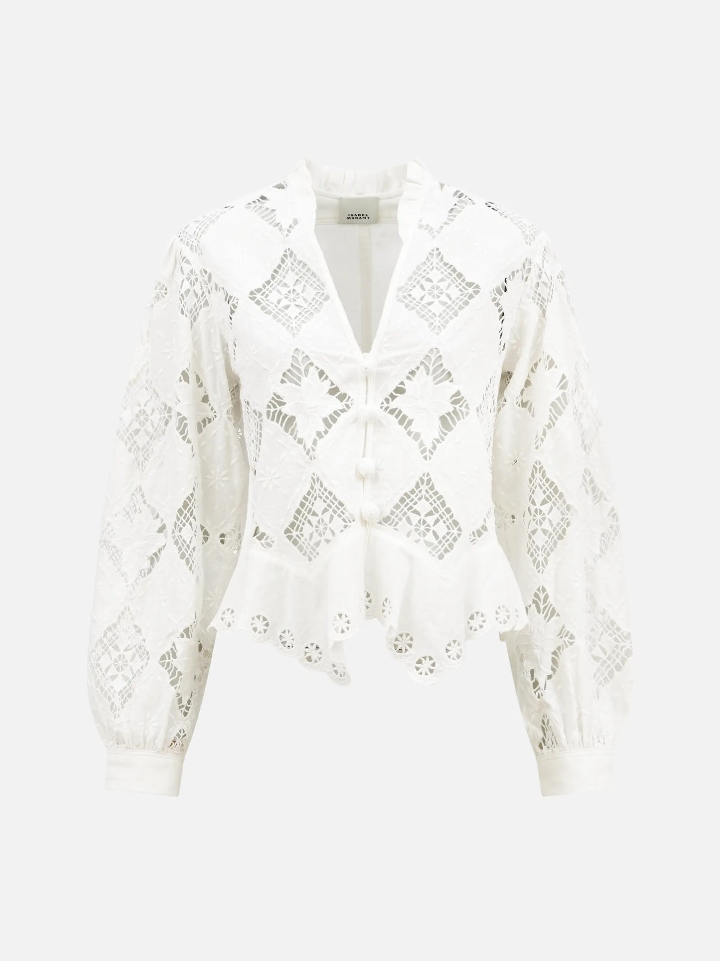 ISABEL MARANT - Bluse Nina mit Stickereien für Damen Weiß - White