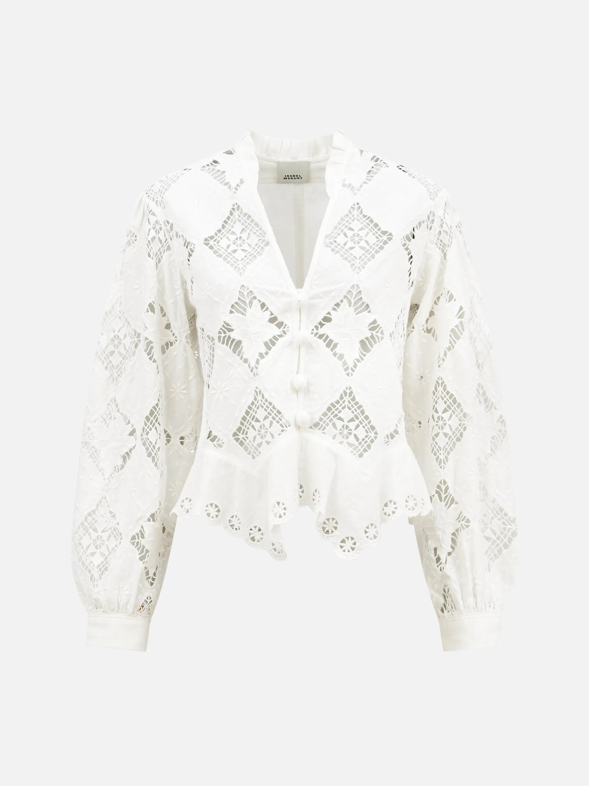 ISABEL MARANT - Bluse Nina mit Stickereien für Damen Weiß - White
