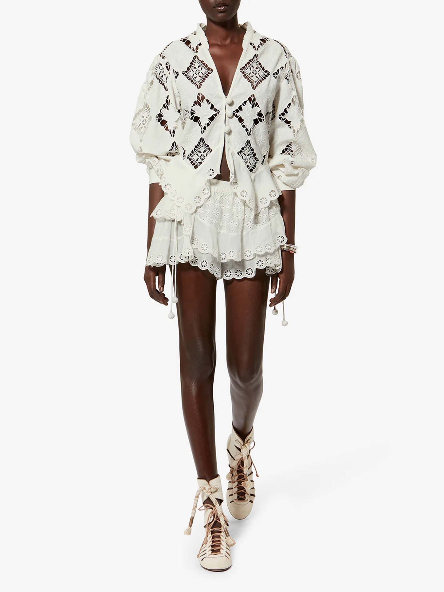 ISABEL MARANT - Bluse Nina mit Stickereien für Damen Weiß - White