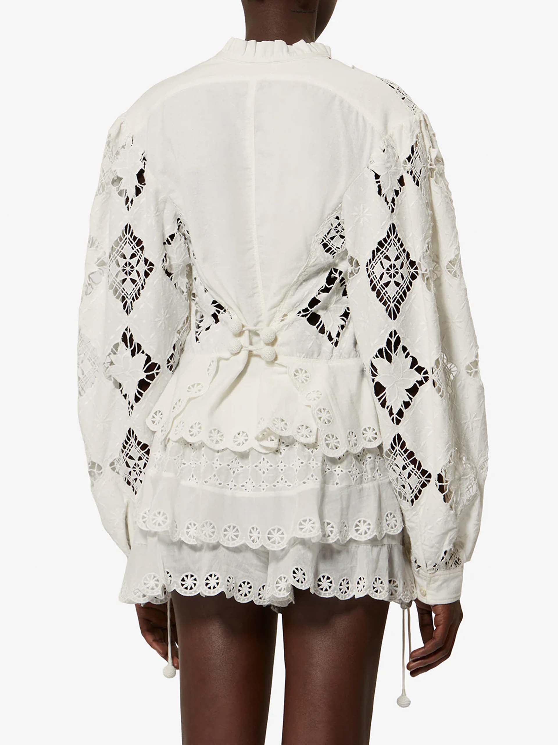 ISABEL MARANT - Bluse Nina mit Stickereien für Damen Weiß - White