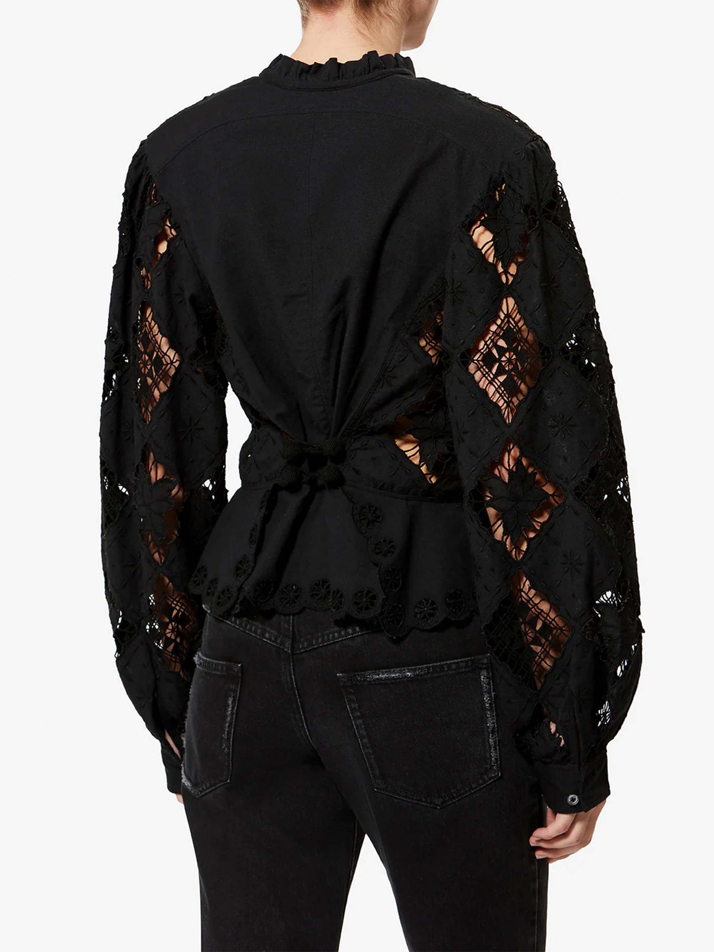 ISABEL MARANT - Bluse Nina mit Stickereien für Damen Schwarz - Black
