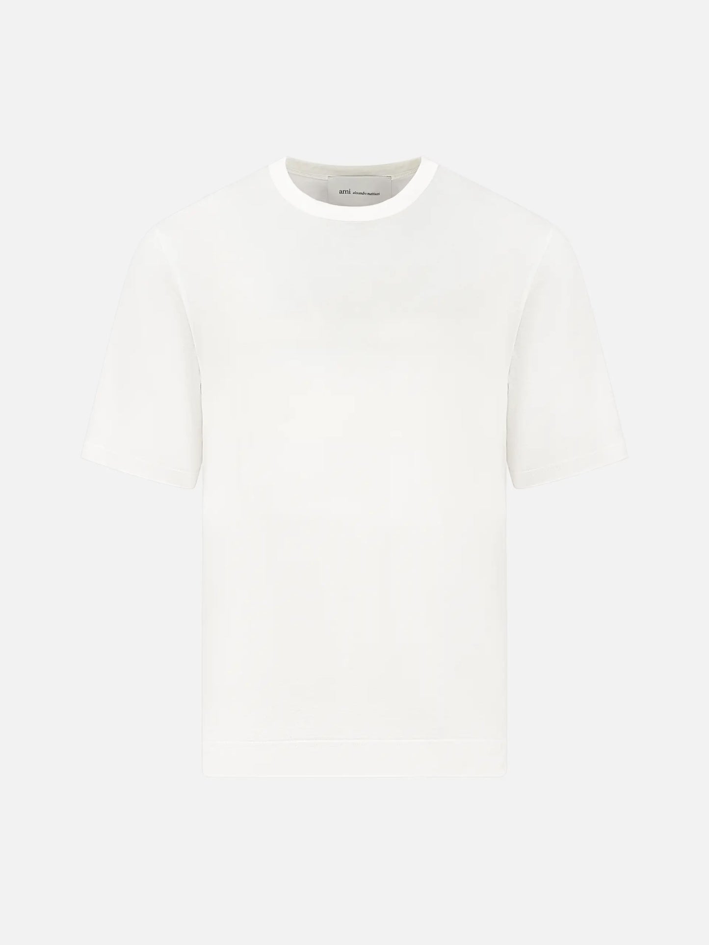 AMI PARIS - T-Shirt Ami De Coeur aus Baumwolljersey Cremeweiß - Cream white