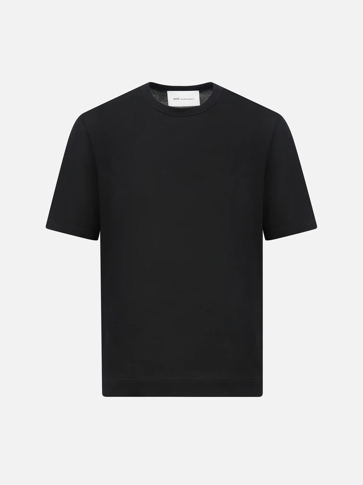 AMI PARIS - T-Shirt Ami De Coeur aus Baumwolljersey Schwarz - Black