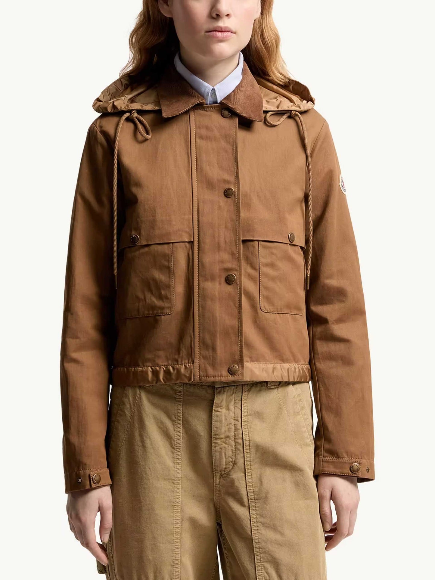 MONCLER - Hemdjacke Aconitum mit Kapuze für Damen