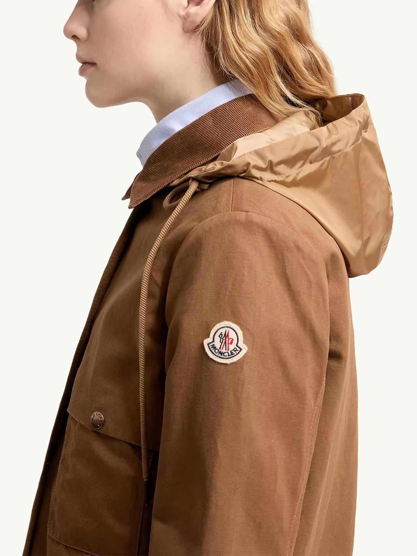 MONCLER - Hemdjacke Aconitum mit Kapuze für Damen