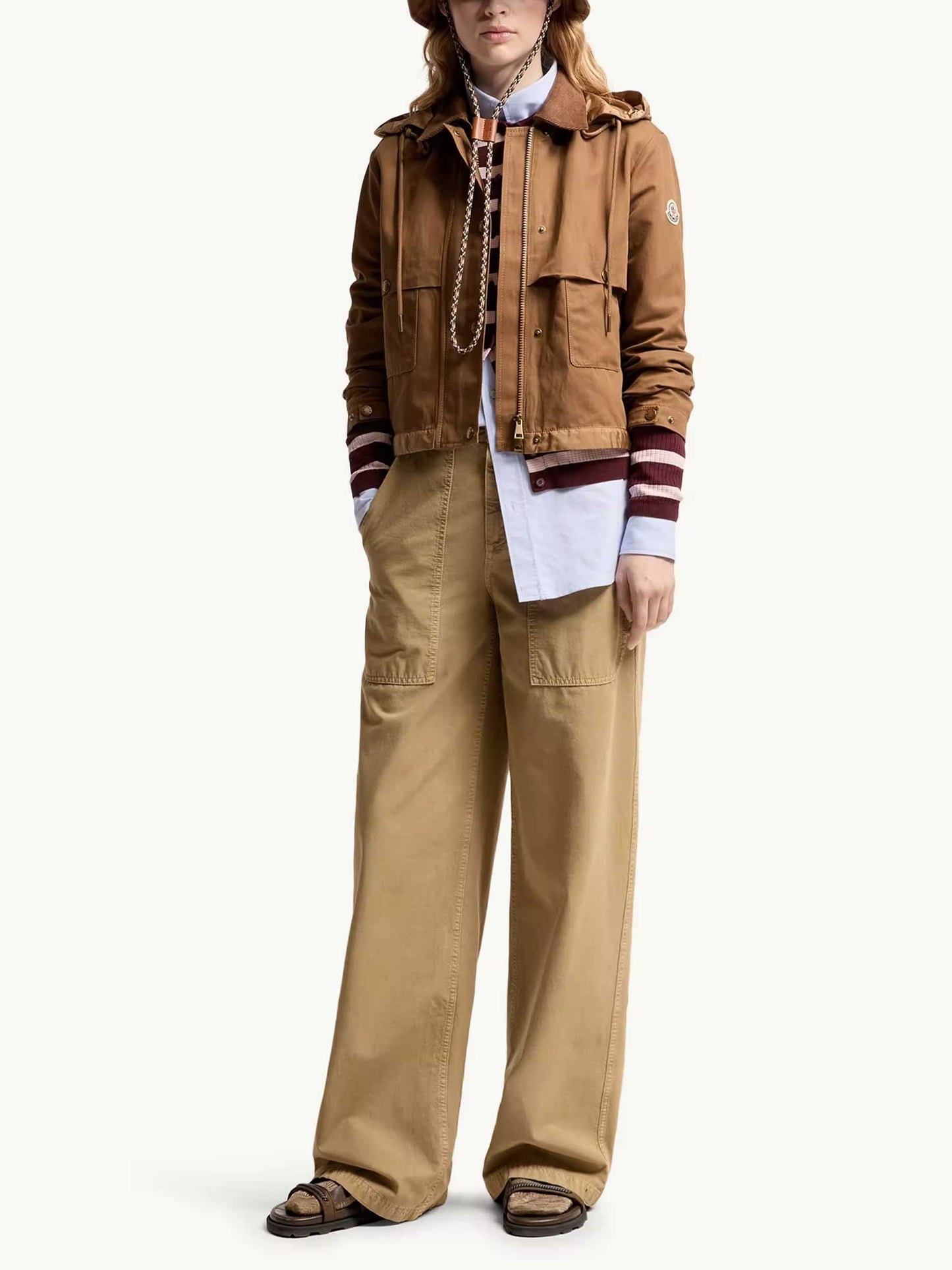 MONCLER - Hemdjacke Aconitum mit Kapuze für Damen