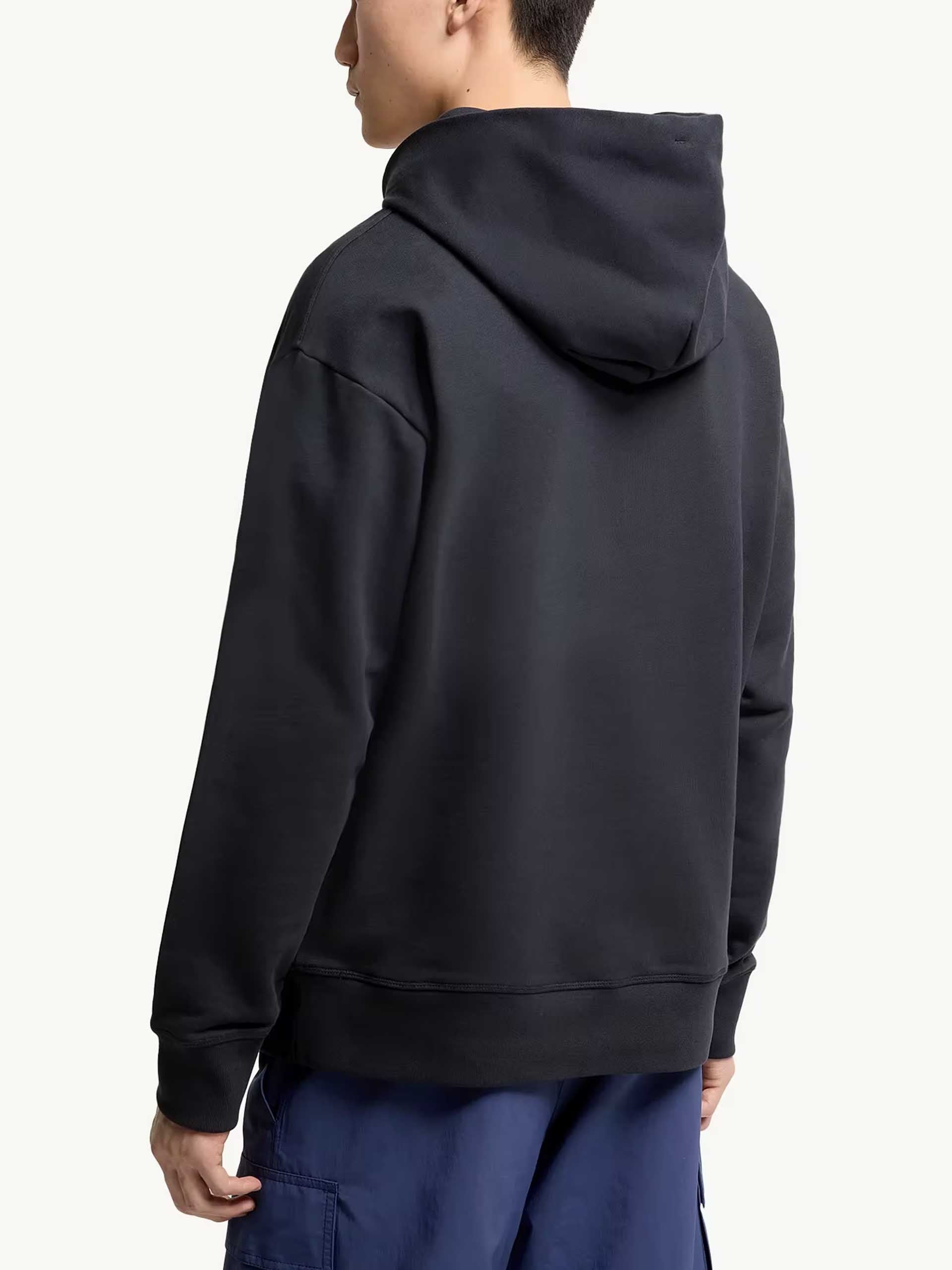 MONCLER GRENOBLE - Logo-Hoodie aus Baumwolle für Herren Navyblau - Navy blue