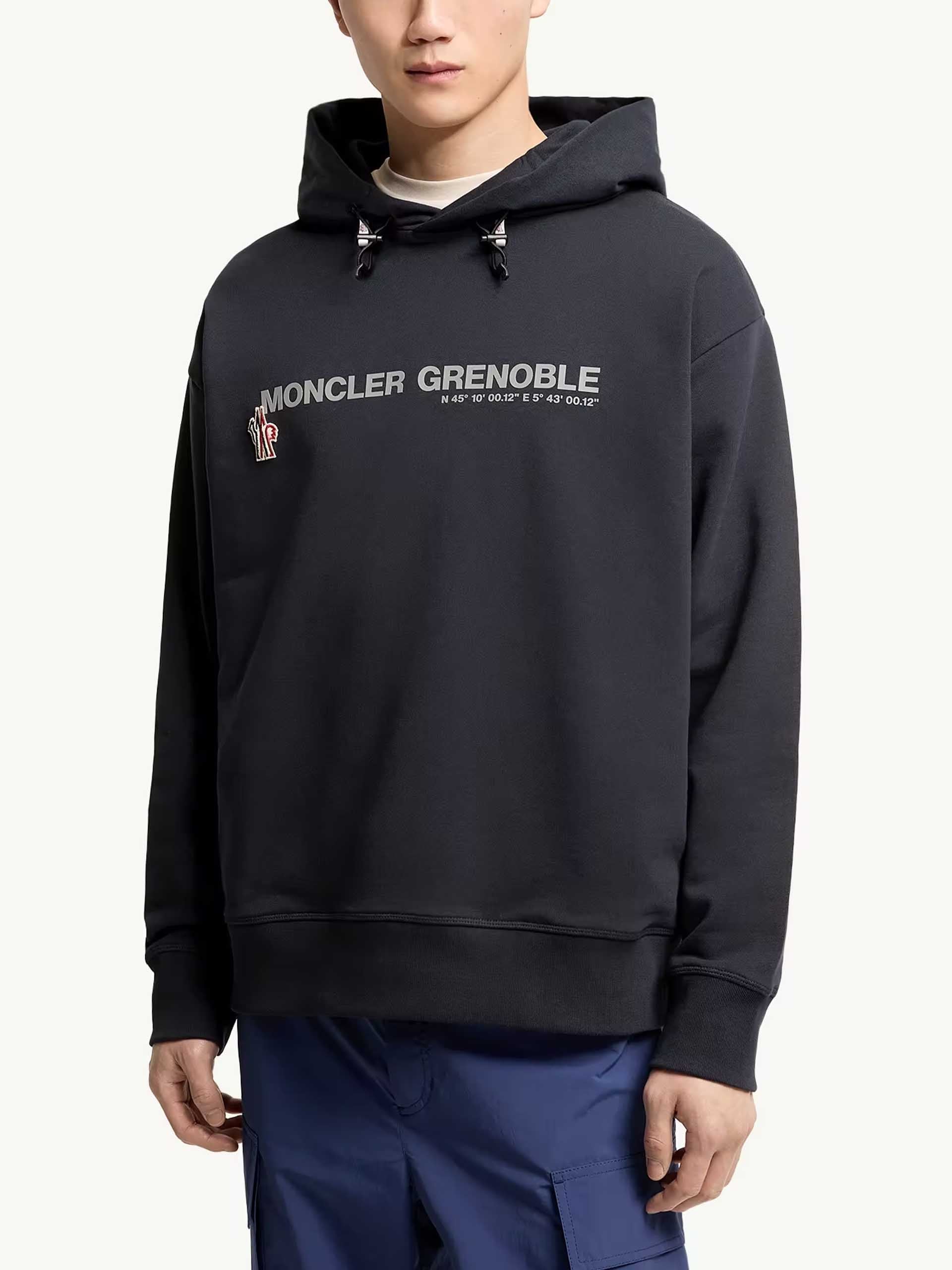 【美品 国内正規】2022 MONCLER GRENOBLE Hoodie L MONCLER GRENOBLE - Cotton logo hoodie for men – NEW TAKE FIVE