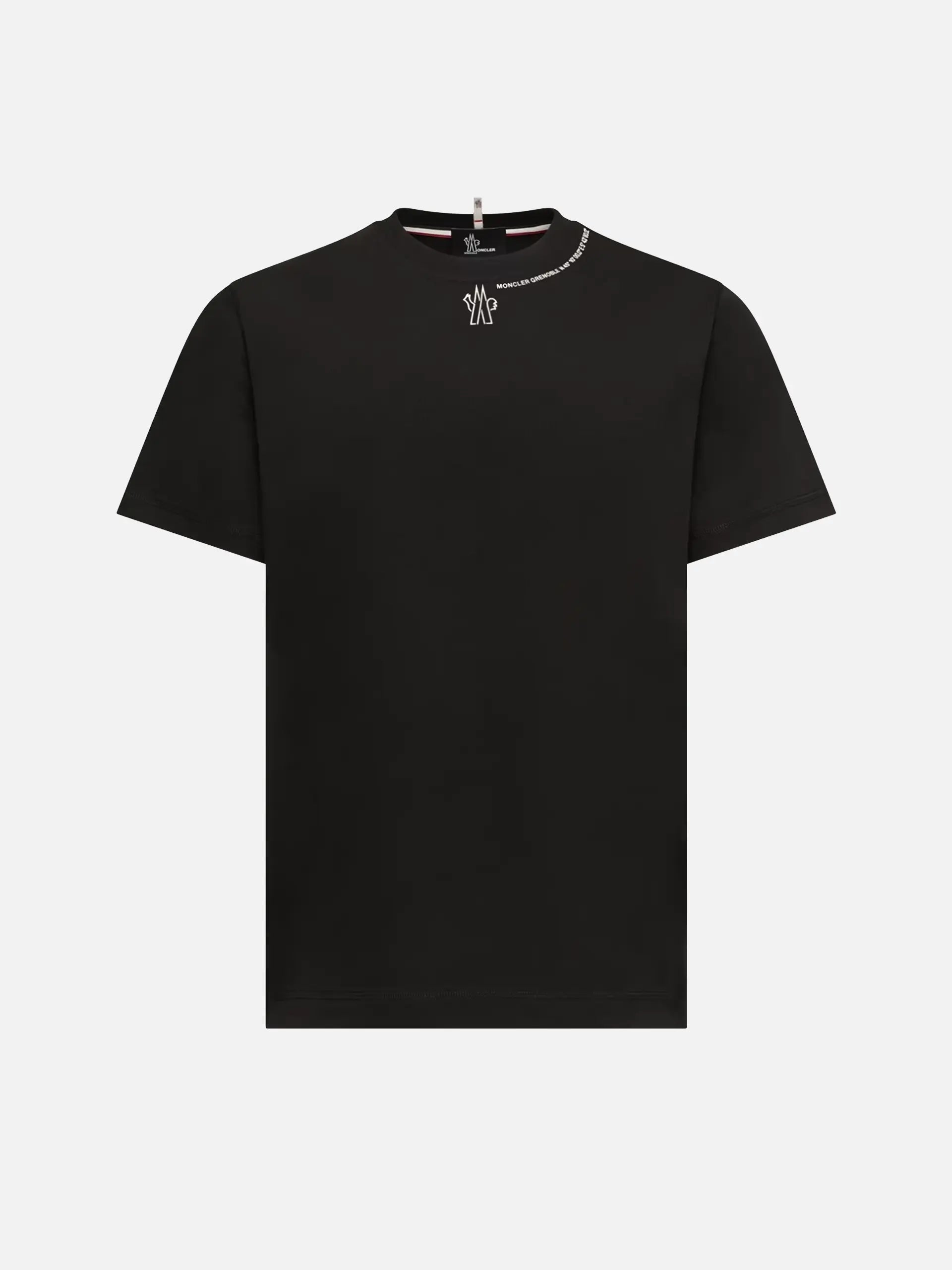MONCLER GRENOBLE - T-Shirt aus Baumwolle mit Logo für Herren Schwarz - Black