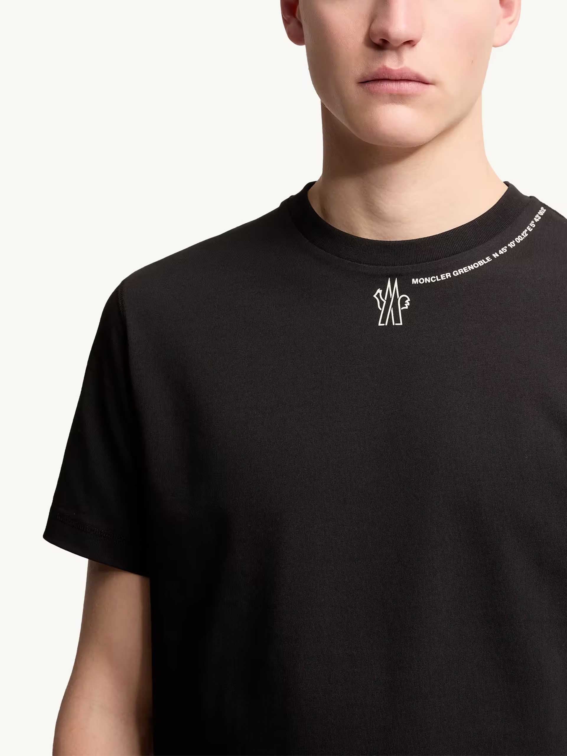 MONCLER GRENOBLE - Cotton T-shirt with logo for men – NEW TAKE FIVE