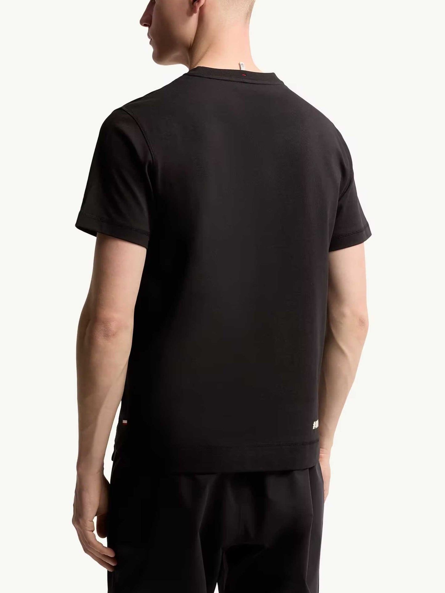 MONCLER GRENOBLE - T-Shirt aus Baumwolle mit Logo für Herren Schwarz - Black
