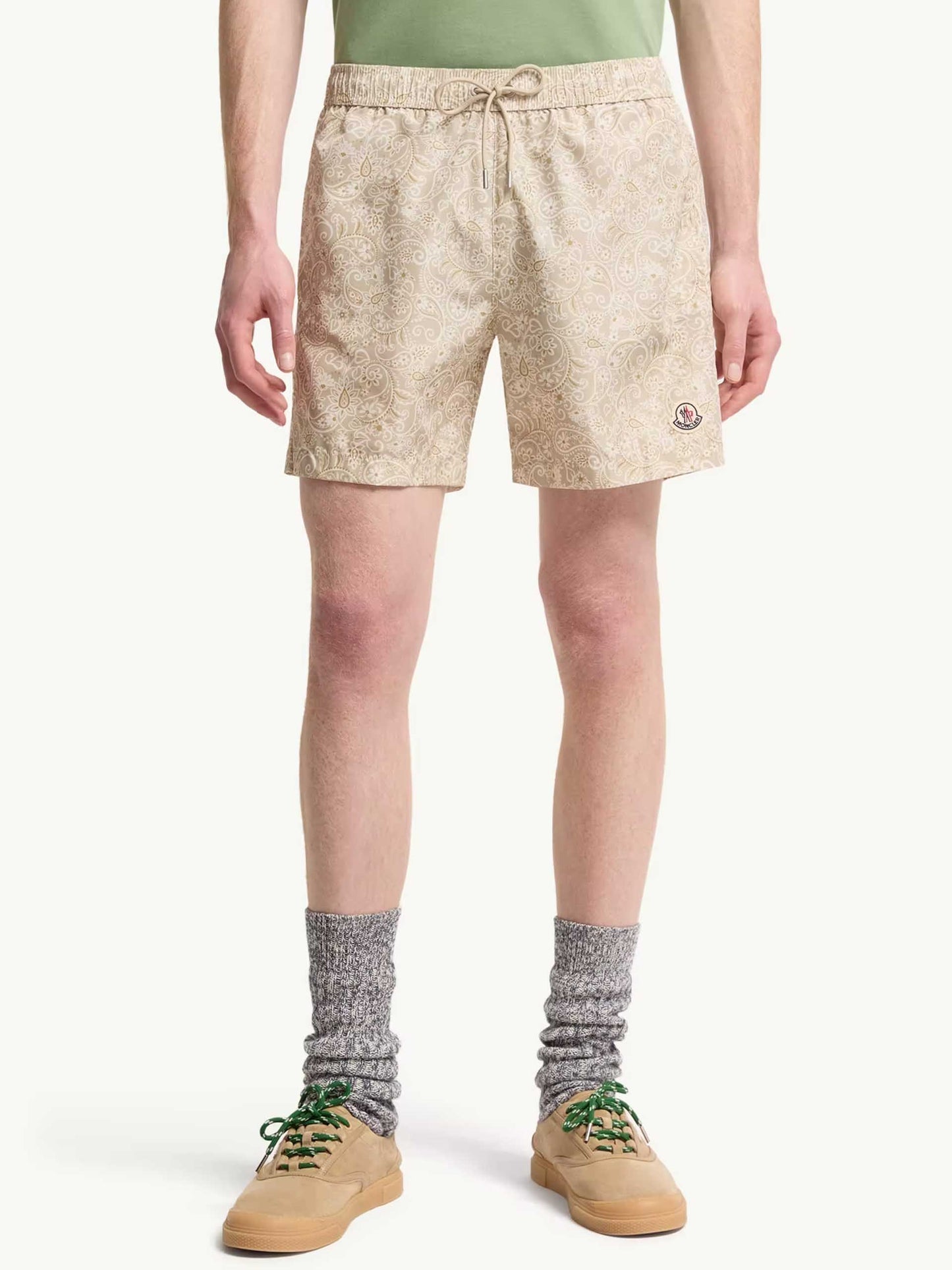 MONCLER - Badeshorts mit Paisleymuster für Herren