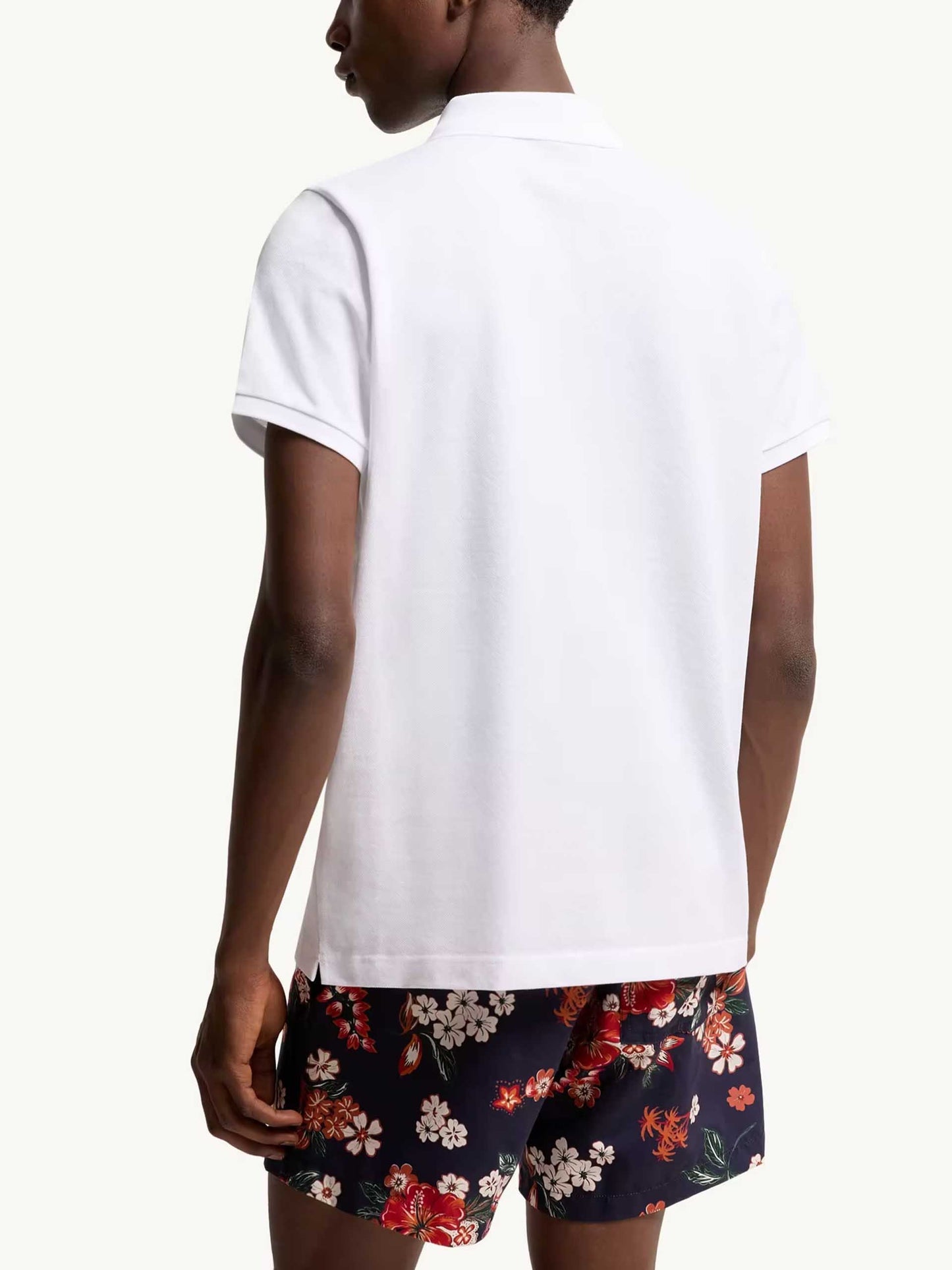MONCLER - Poloshirt mit Logo-Patch für Herren Weiß - White