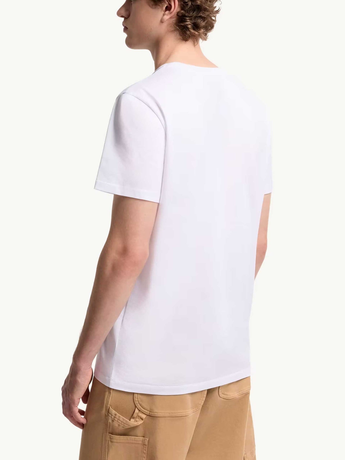 MONCLER - T-Shirt mit doppeltem Logo für Herren