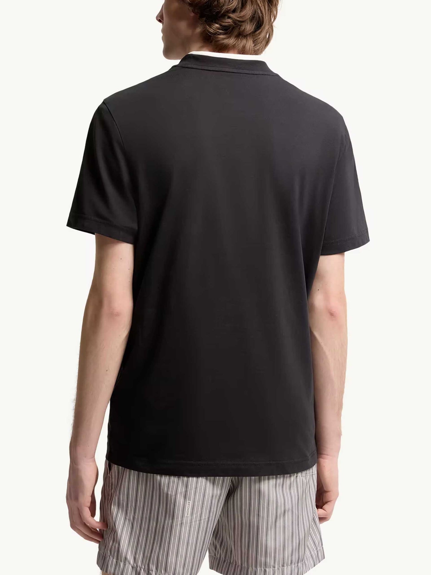 MONCLER - T-Shirt mit dreifarbigem Logo für Herren