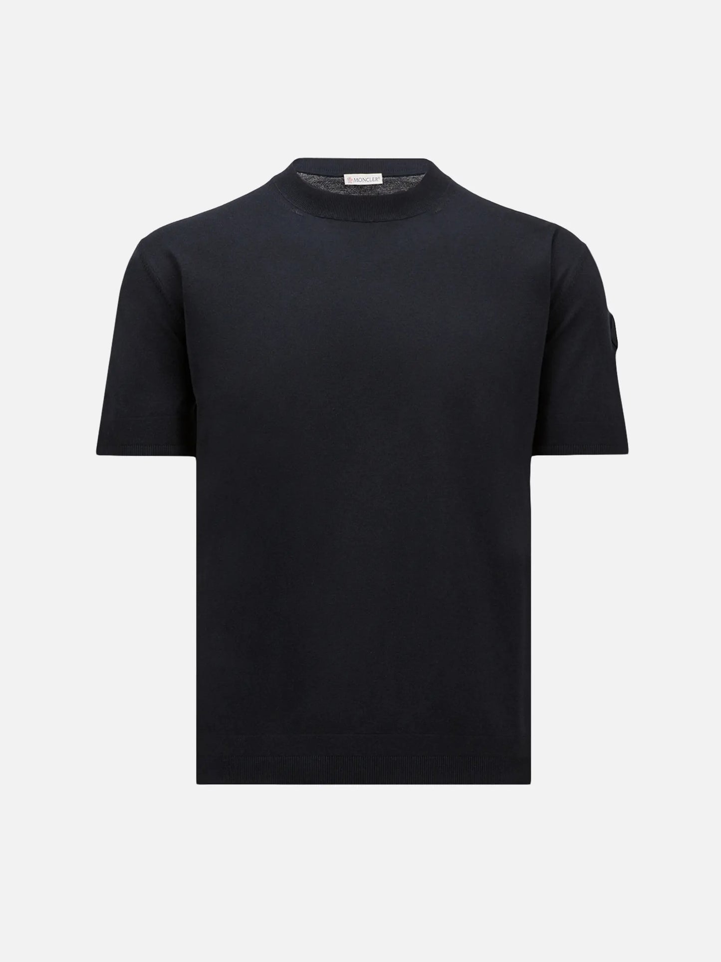 MONCLER - Strick-T-Shirt aus Seiden-Mix für Herren