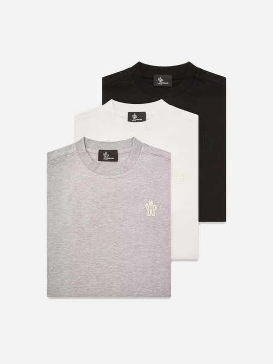 MONCLER GRENOBLE - T-Shirt mit Logo im 3er-Pack für Damen