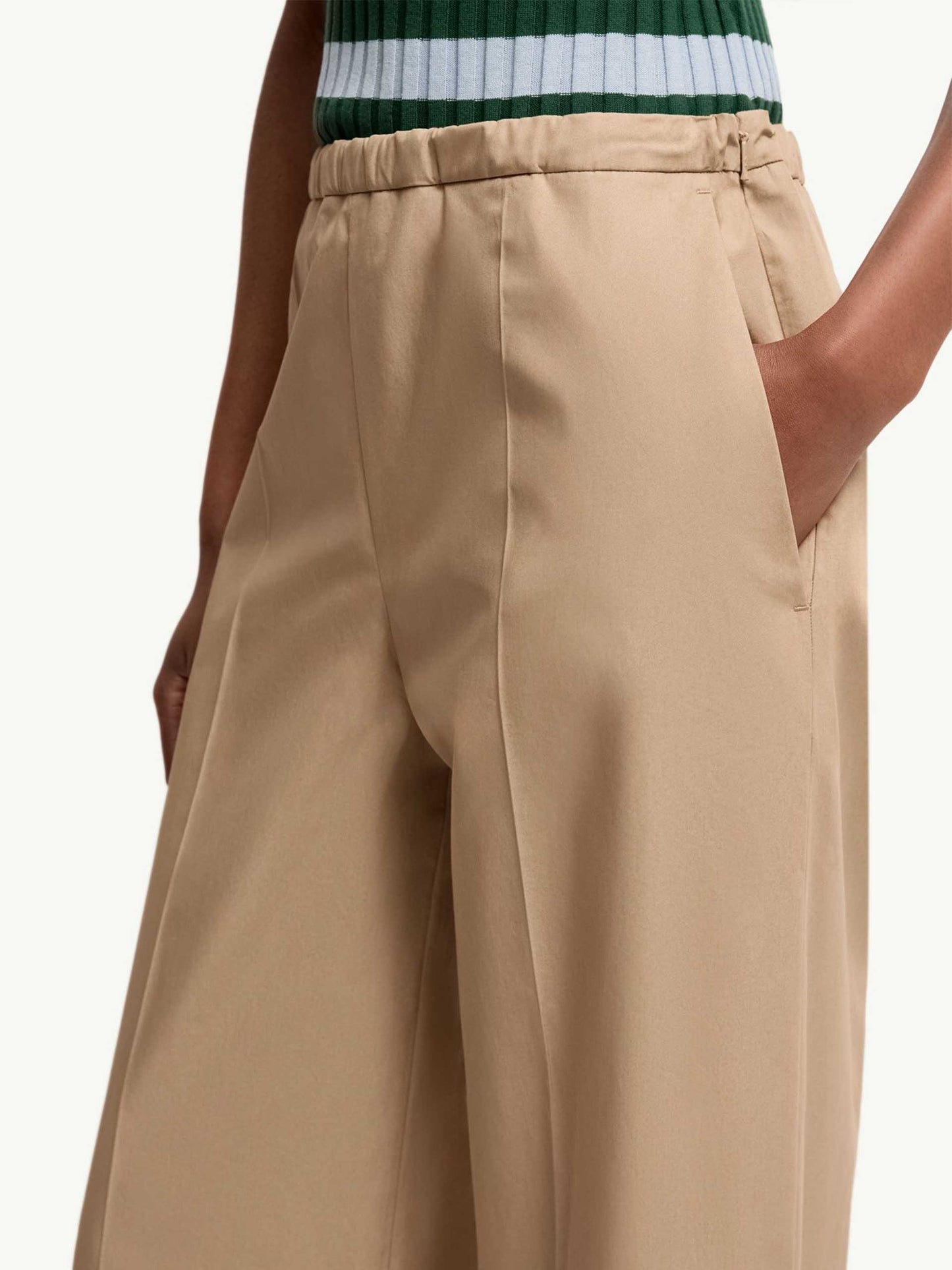 MONCLER - Hose aus Baumwollpopeline für Damen