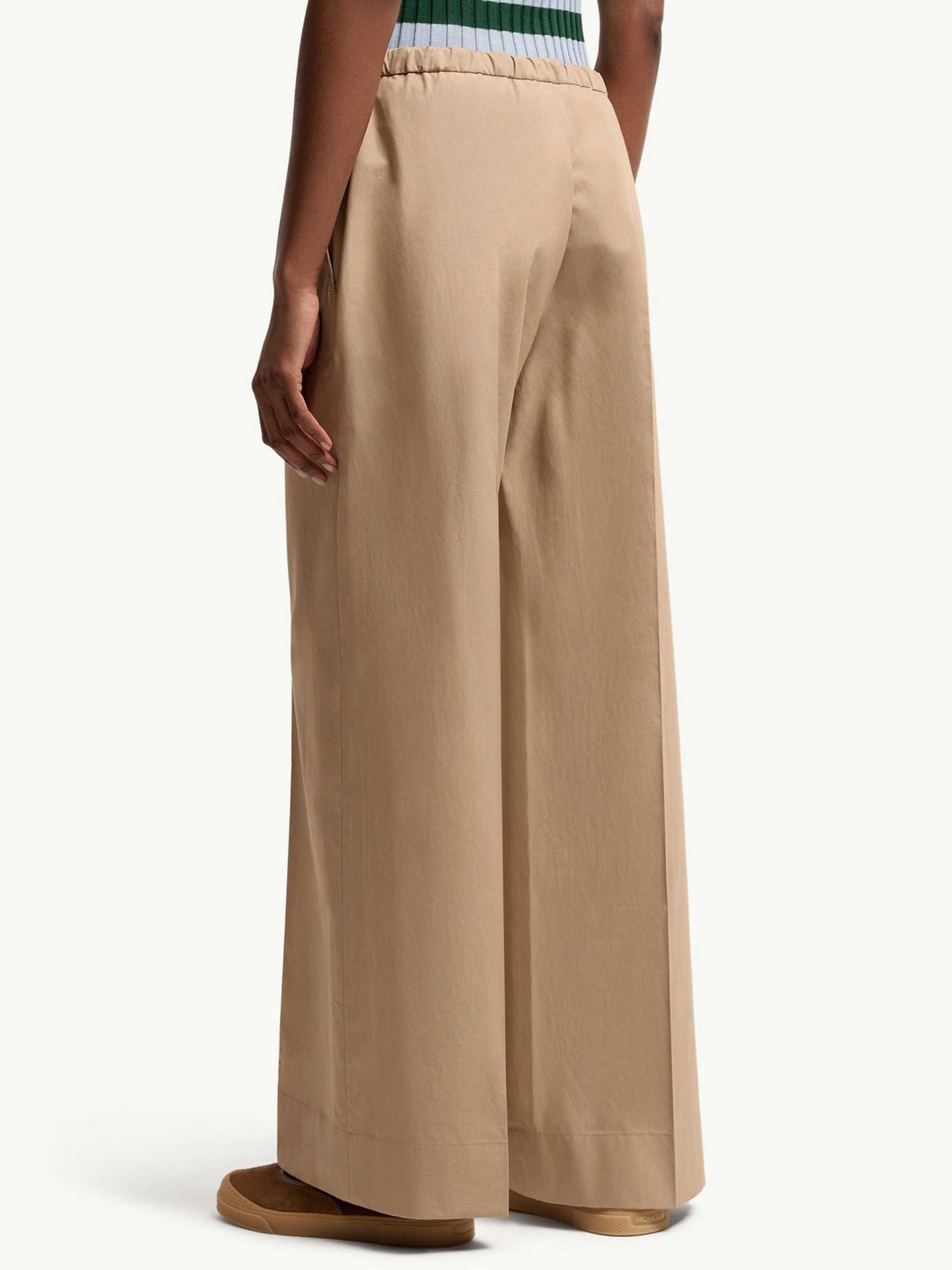 MONCLER - Hose aus Baumwollpopeline für Damen