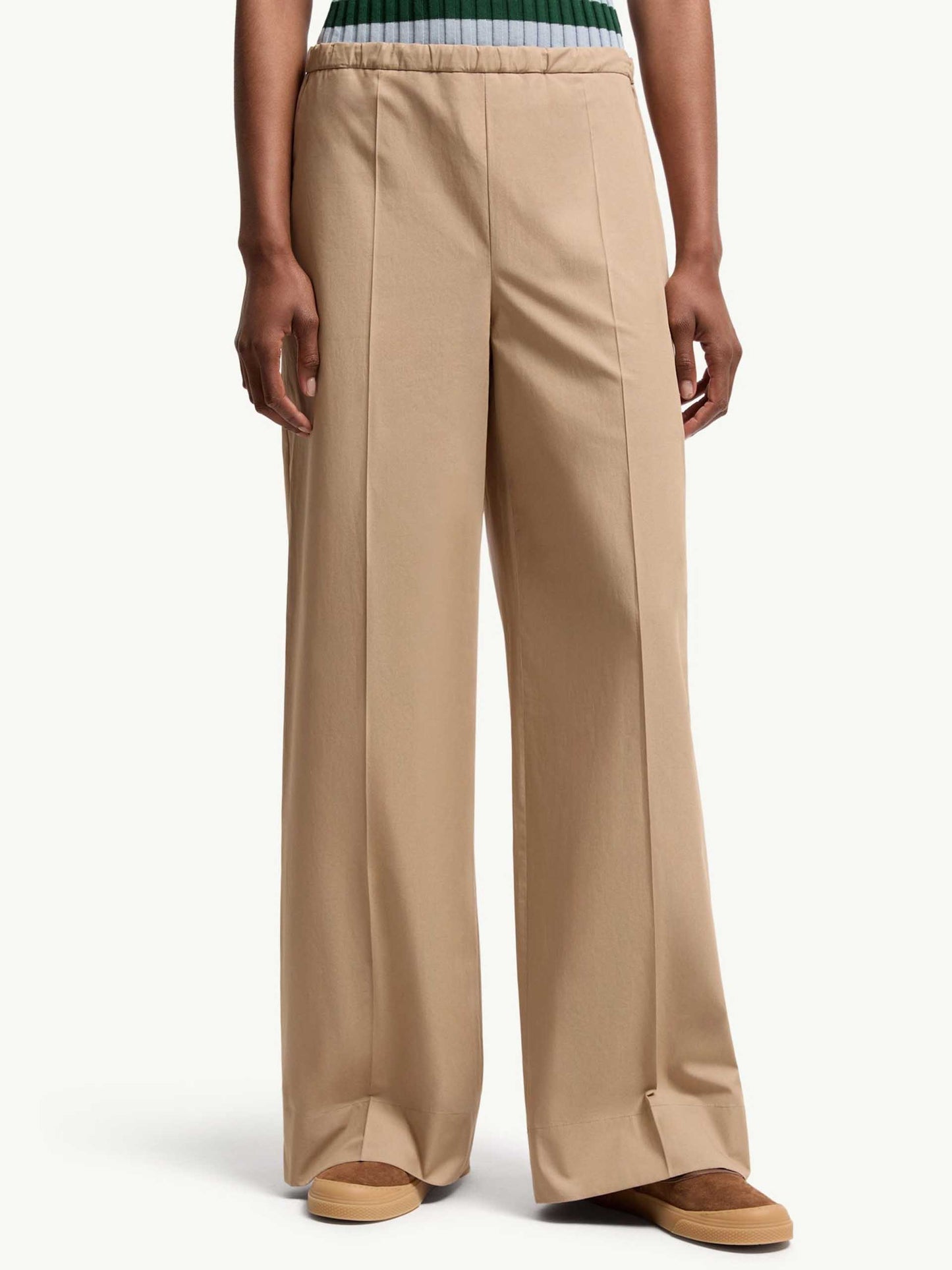 MONCLER - Hose aus Baumwollpopeline für Damen