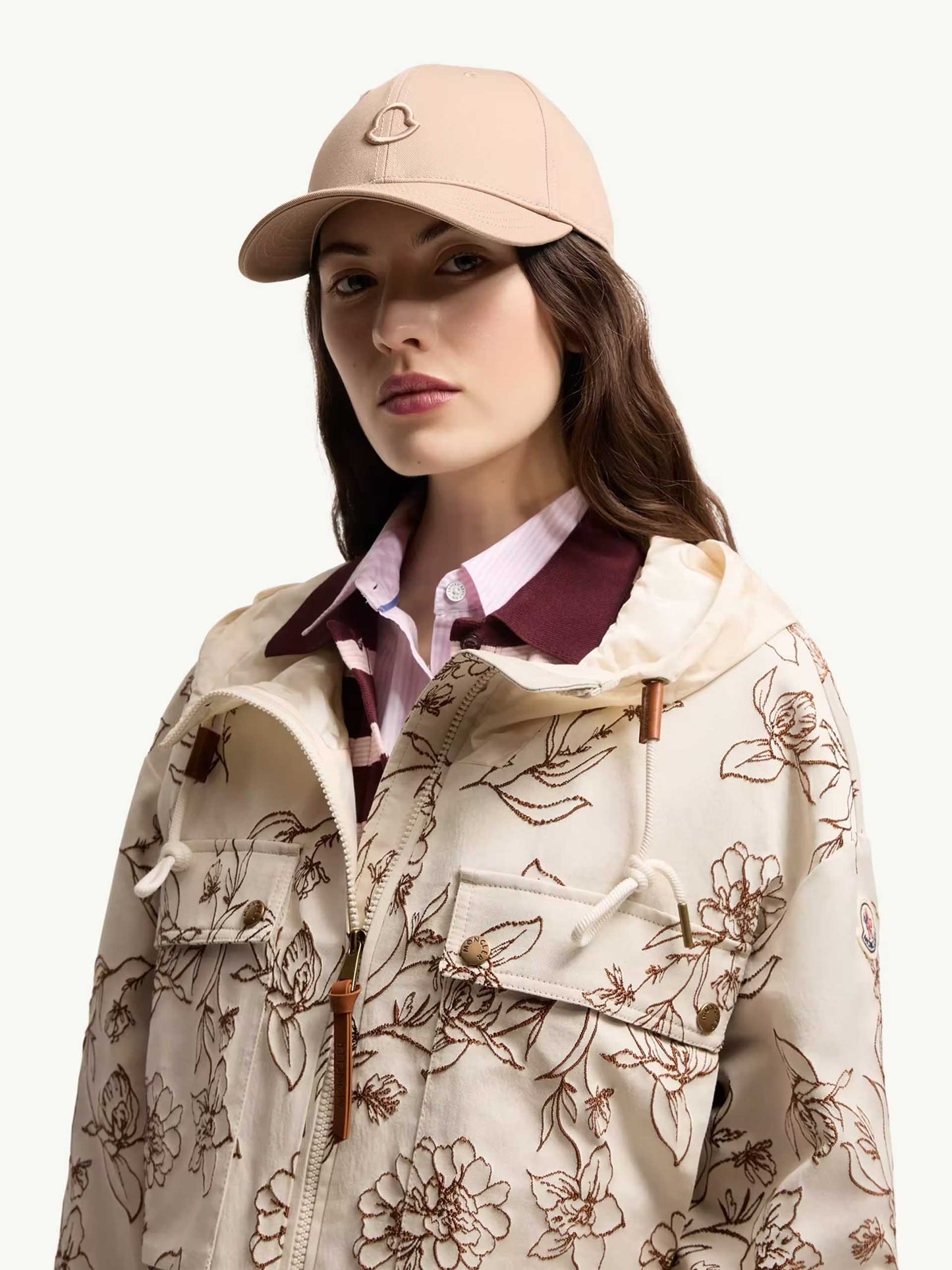 MONCLER - Baseballkappe mit Logo-Stickerei