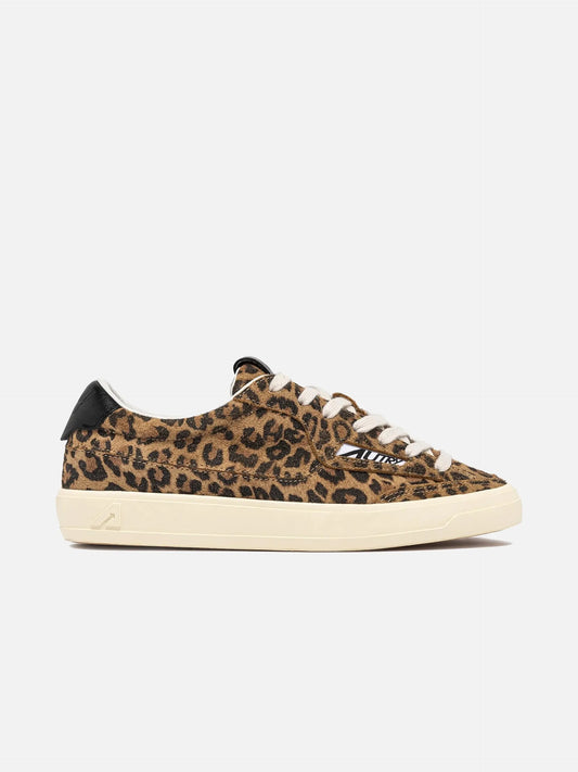 AUTRY - Sneakers Windscape Low aus Veloursleder für Damen Leopard