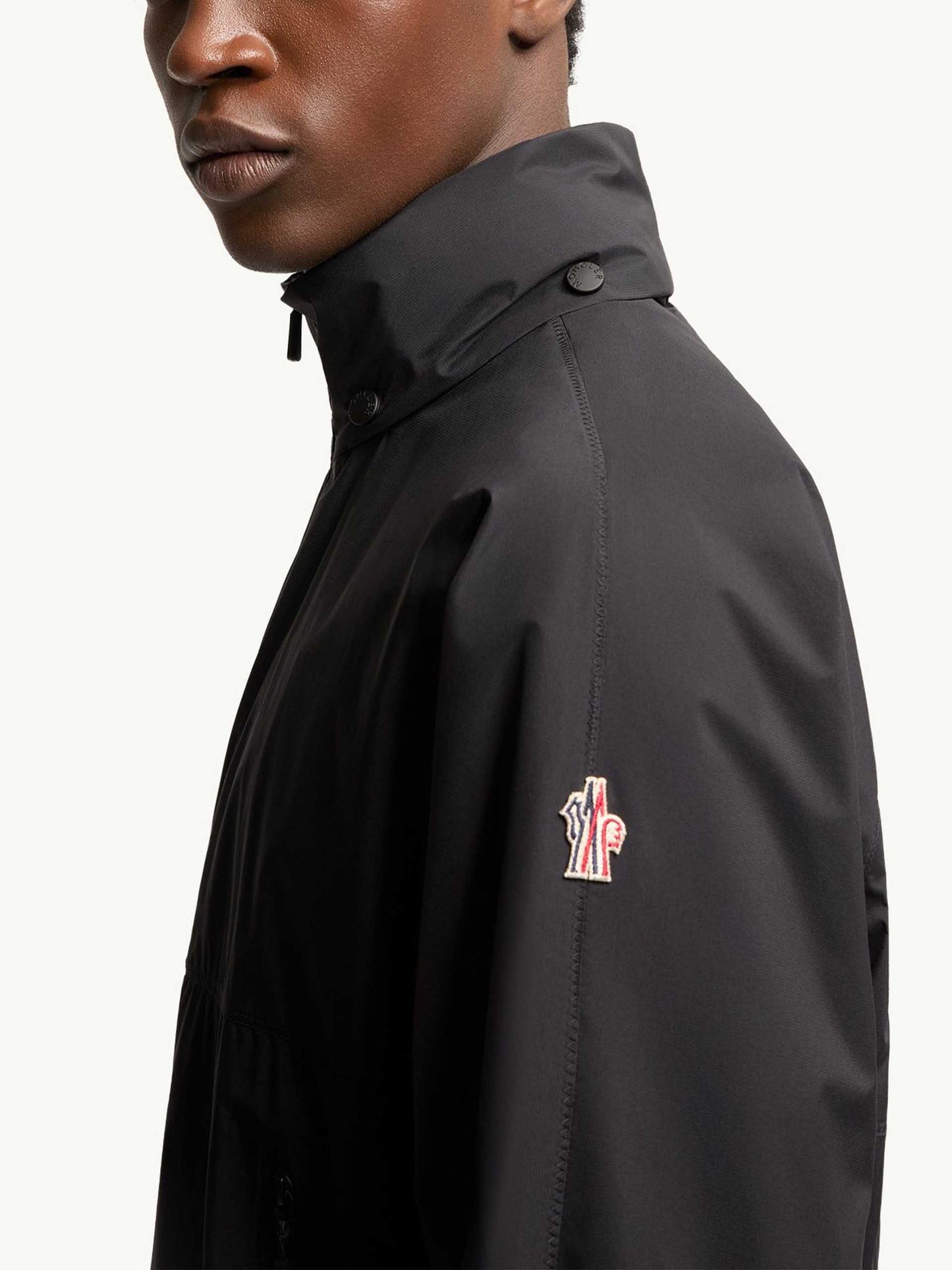 MONCLER GRENOBLE - Windbreaker-Jacke Moder für Herren Schwarz - Black
