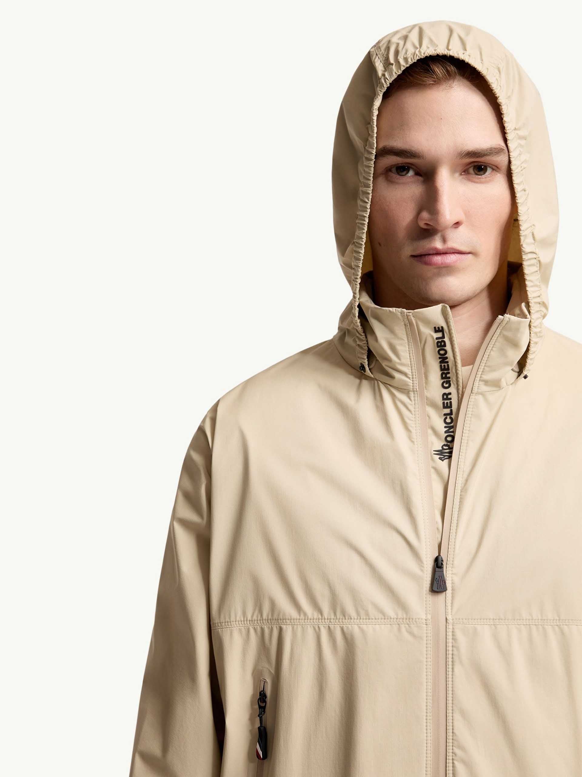 MONCLER GRENOBLE - Windbreaker-Jacke Moder für Herren Hellbeige - Light beige