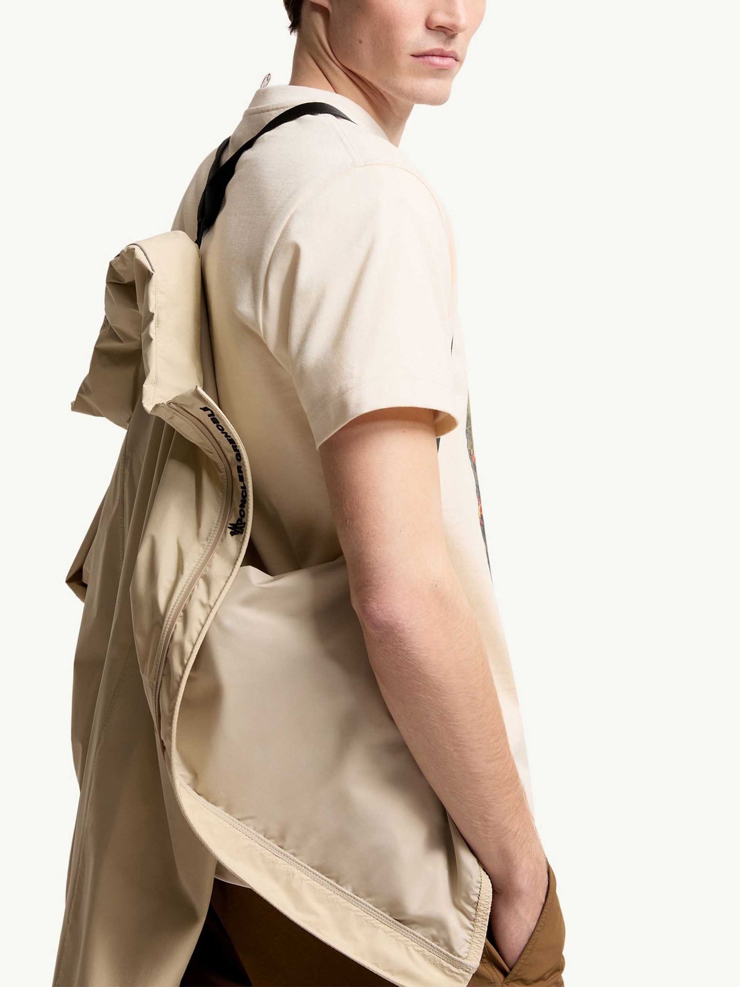 MONCLER GRENOBLE - Windbreaker-Jacke Moder für Herren Hellbeige - Light beige