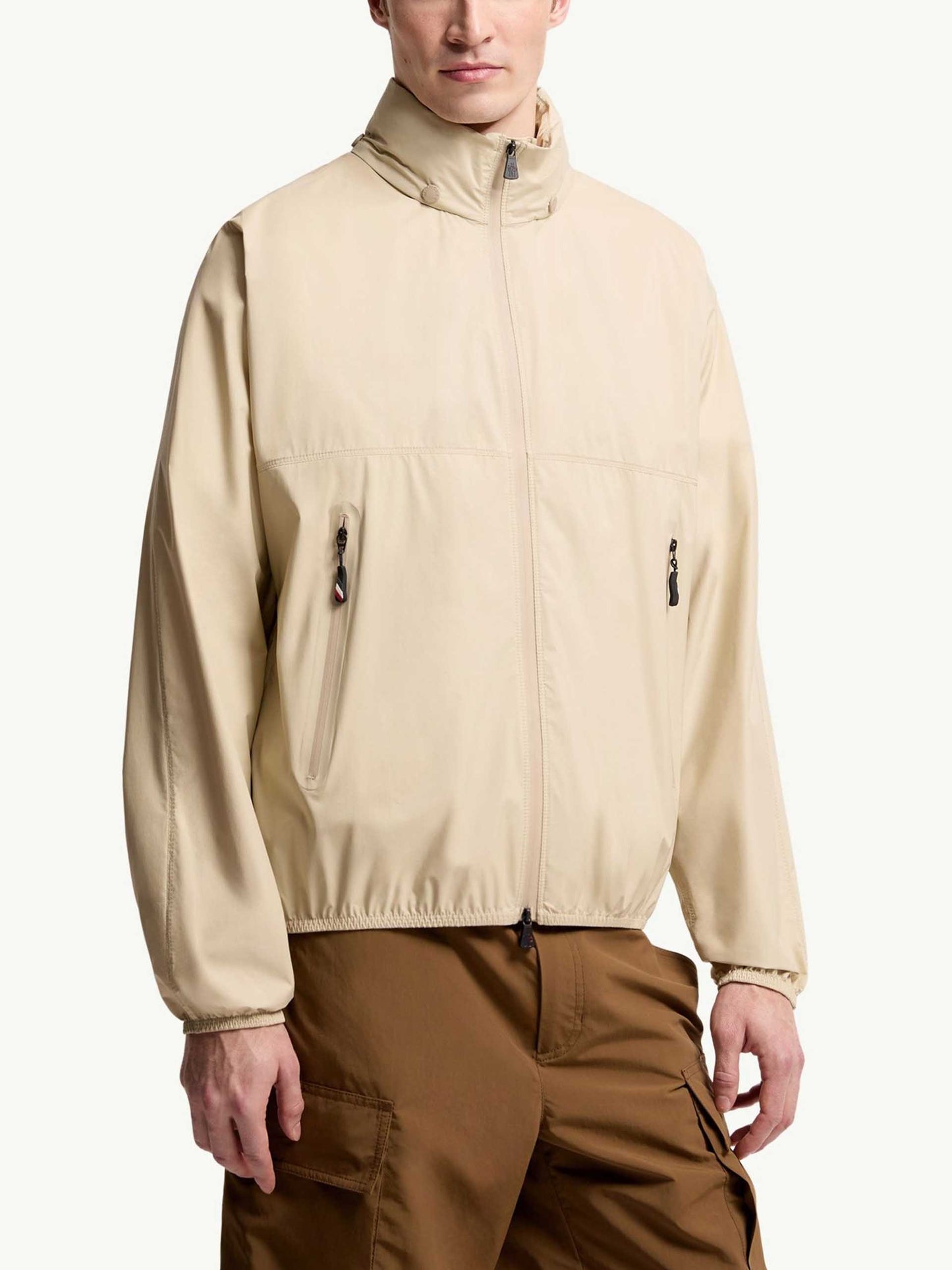 MONCLER GRENOBLE - Windbreaker-Jacke Moder für Herren Hellbeige - Light beige
