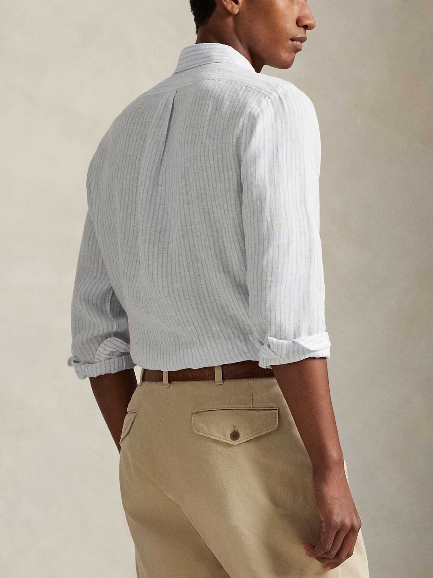 POLO RALPH LAUREN - Gestreiftes Leinenhemd für Herren