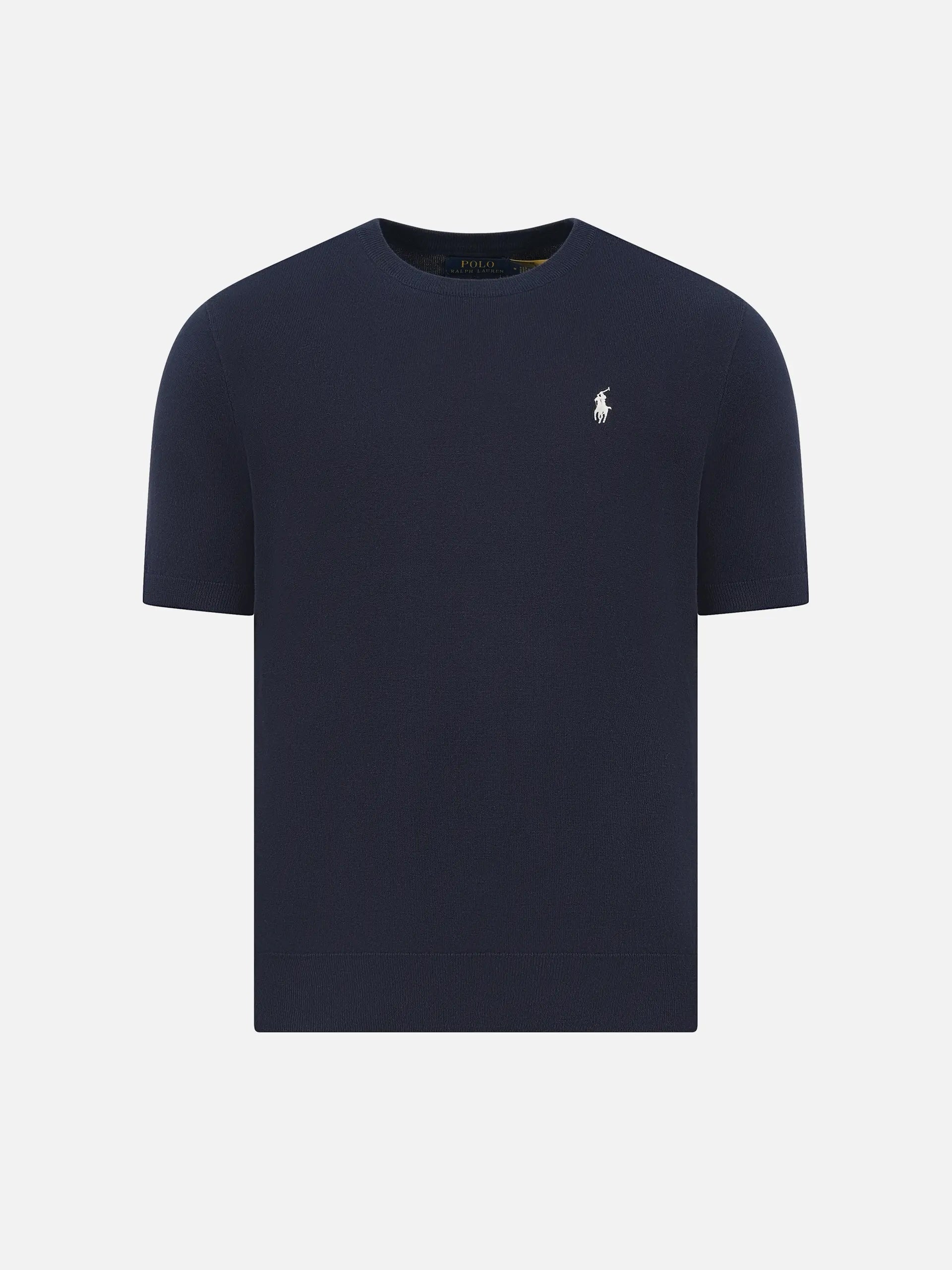 POLO RALPH LAUREN - Kurzarmpullover aus Baumwolle für Herren Navyblau - Navy blue