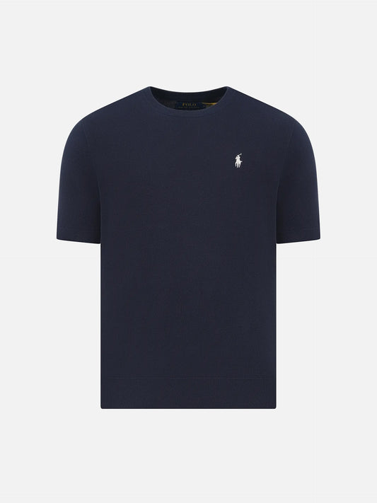 POLO RALPH LAUREN - Kurzarmpullover aus Baumwolle für Herren Navyblau - Navy blue