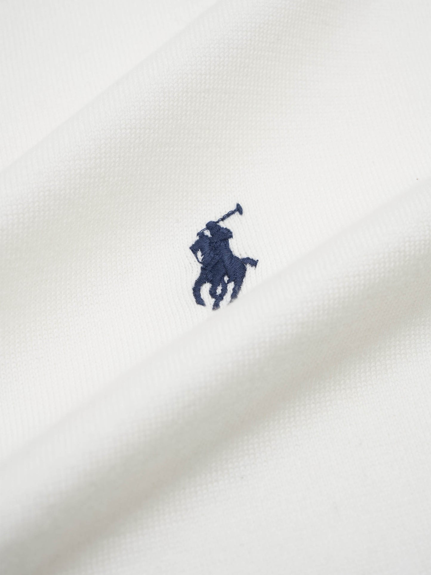 POLO RALPH LAUREN - Kurzarmpullover aus Baumwolle für Herren Cremeweiß - Cream white