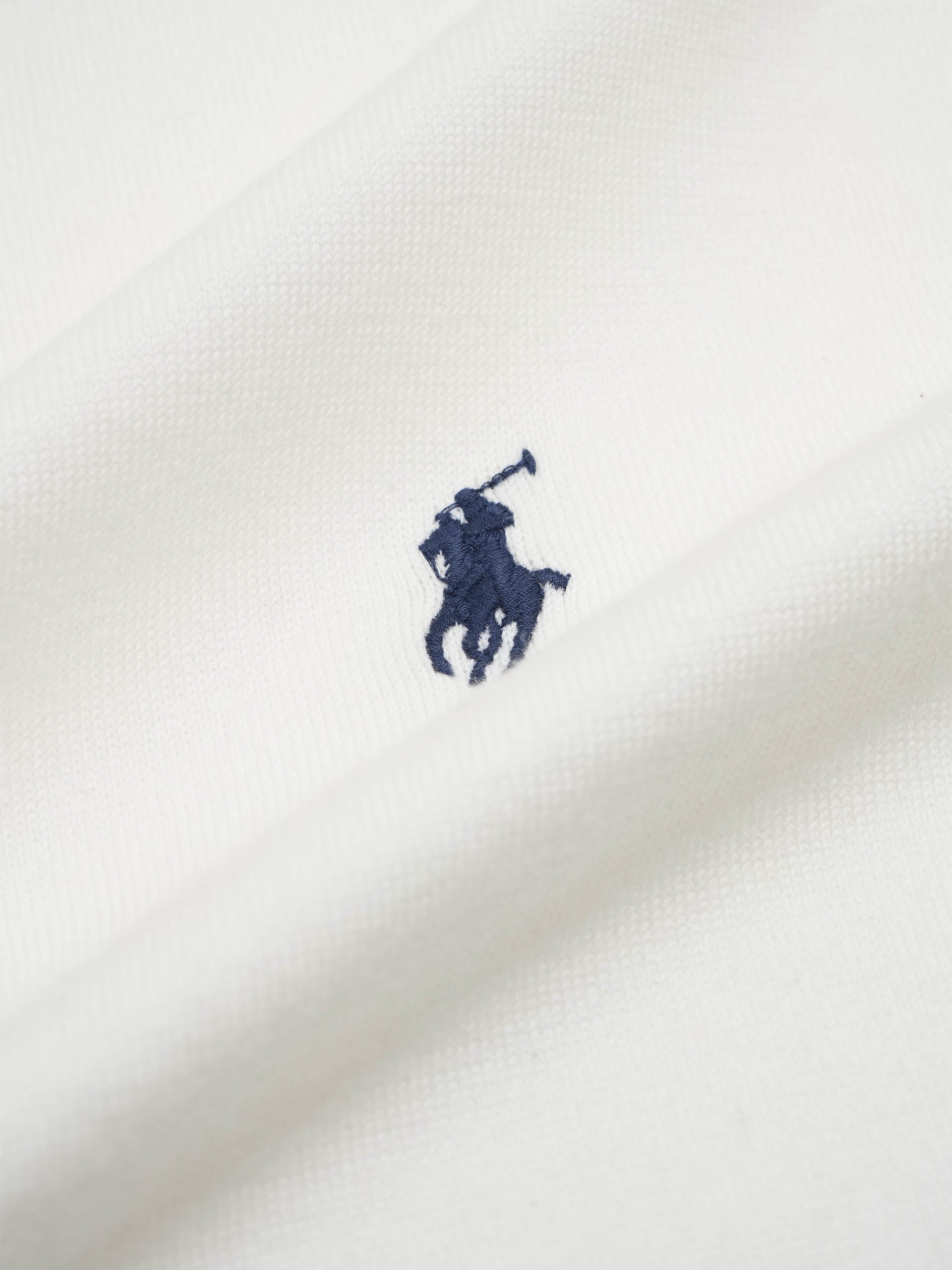 POLO RALPH LAUREN - Kurzarmpullover aus Baumwolle für Herren Cremeweiß - Cream white