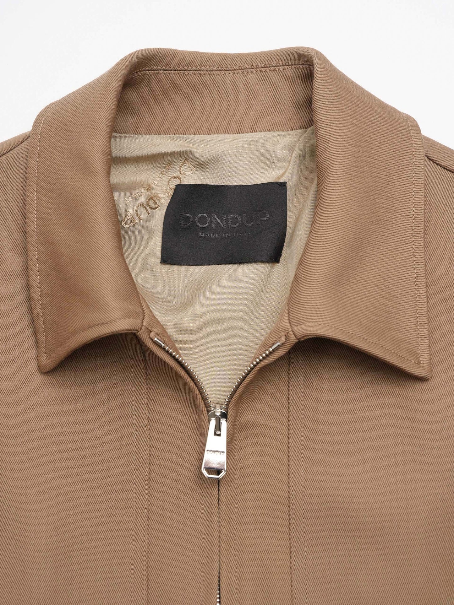 DONDUP - Blouson-Jacke aus Gabardine für Herren Camel Beige