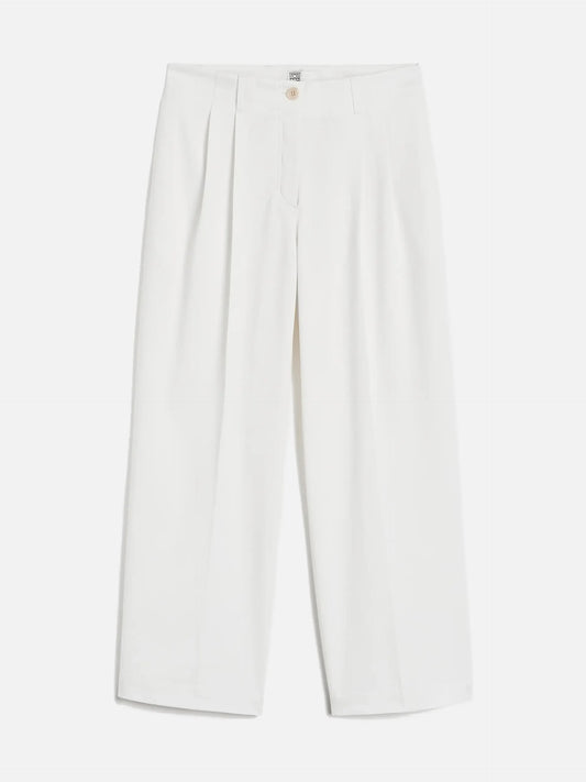 TOTEME - Wide-Leg Chinohose für Damen Weiß - White