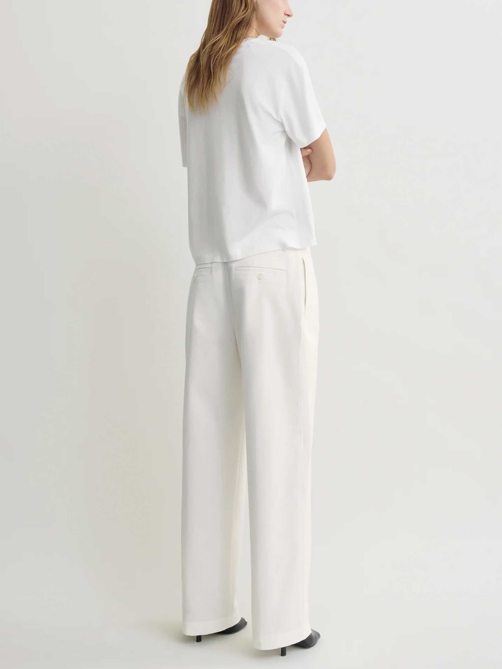TOTEME - Wide-Leg Chinohose für Damen Weiß - White