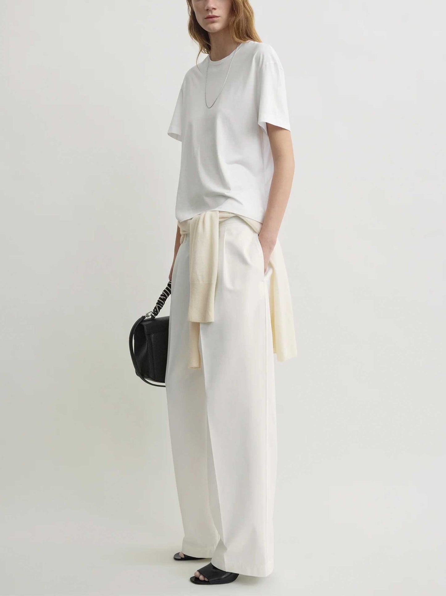 TOTEME - Wide-Leg Chinohose für Damen Weiß - White