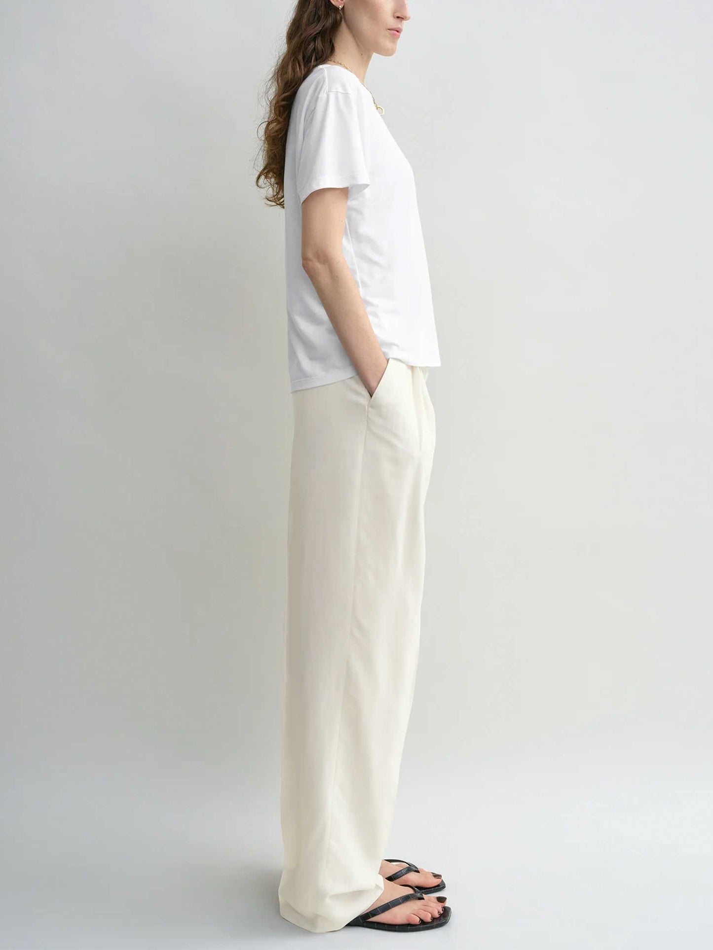TOTEME - Basic-T-Shirt aus Jersey für Damen Weiß - White