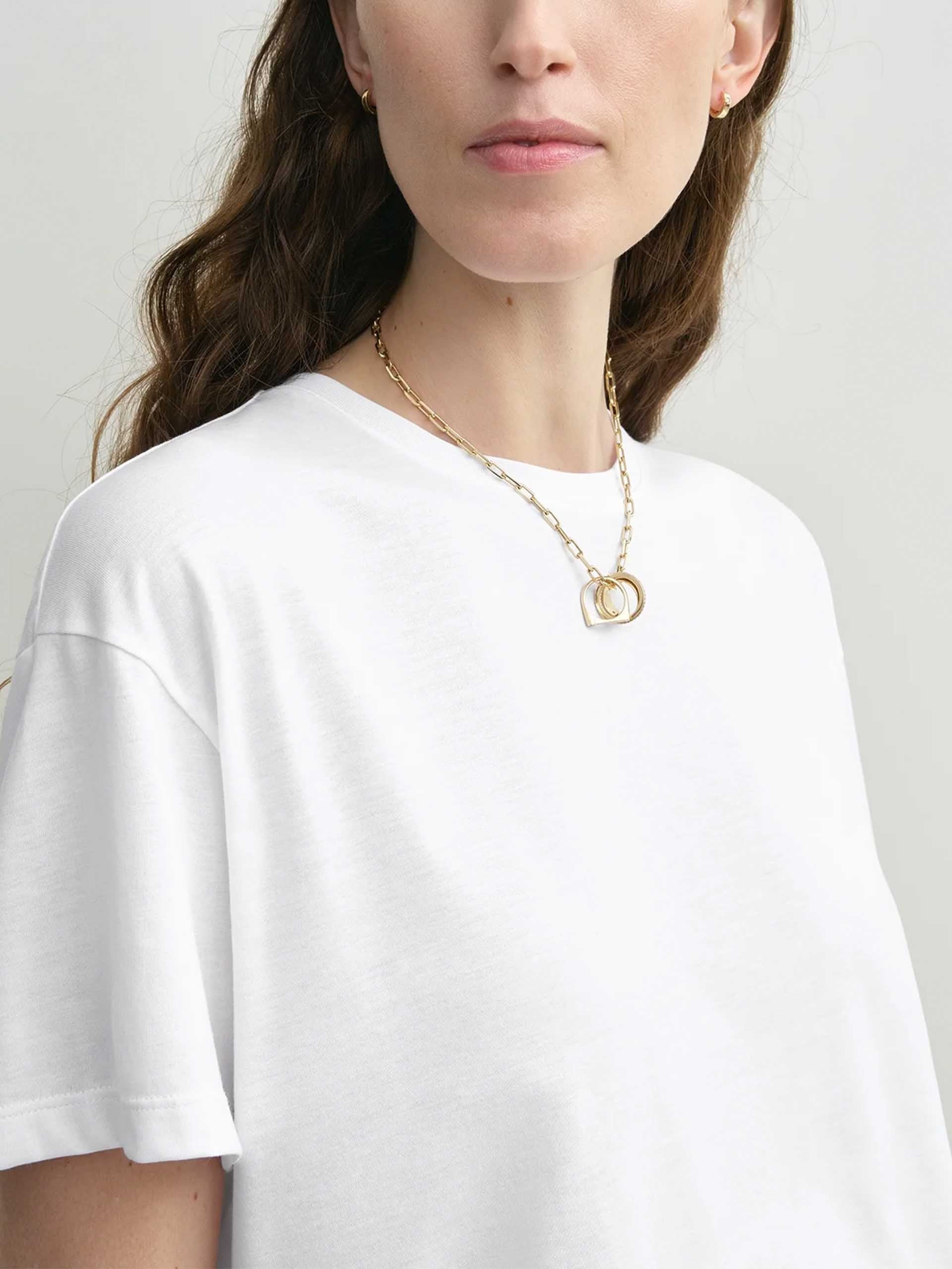 TOTEME - Basic-T-Shirt aus Jersey für Damen Weiß - White
