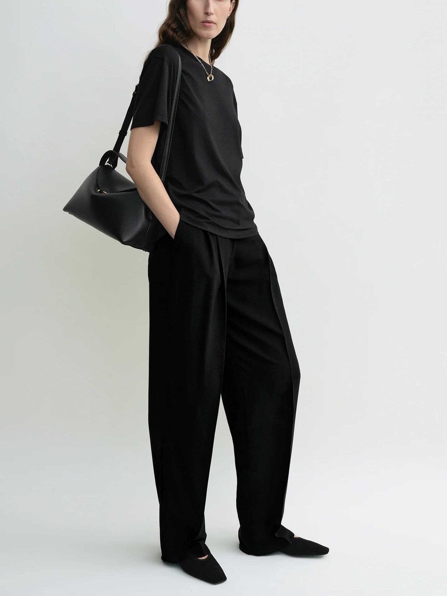 TOTEME - Basic-T-Shirt aus Jersey für Damen Schwarz - Black
