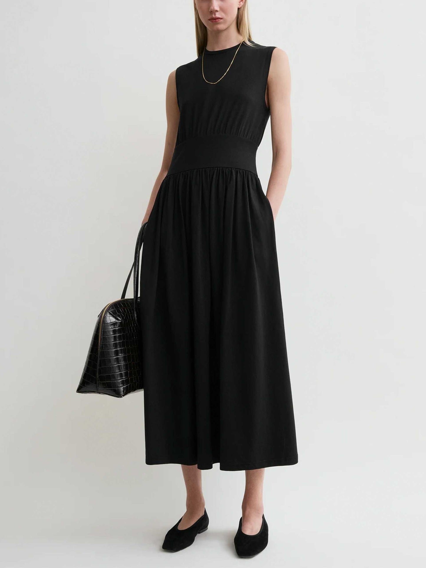 TOTEME - Ärmelloses Kleid aus Baumwolle für Damen